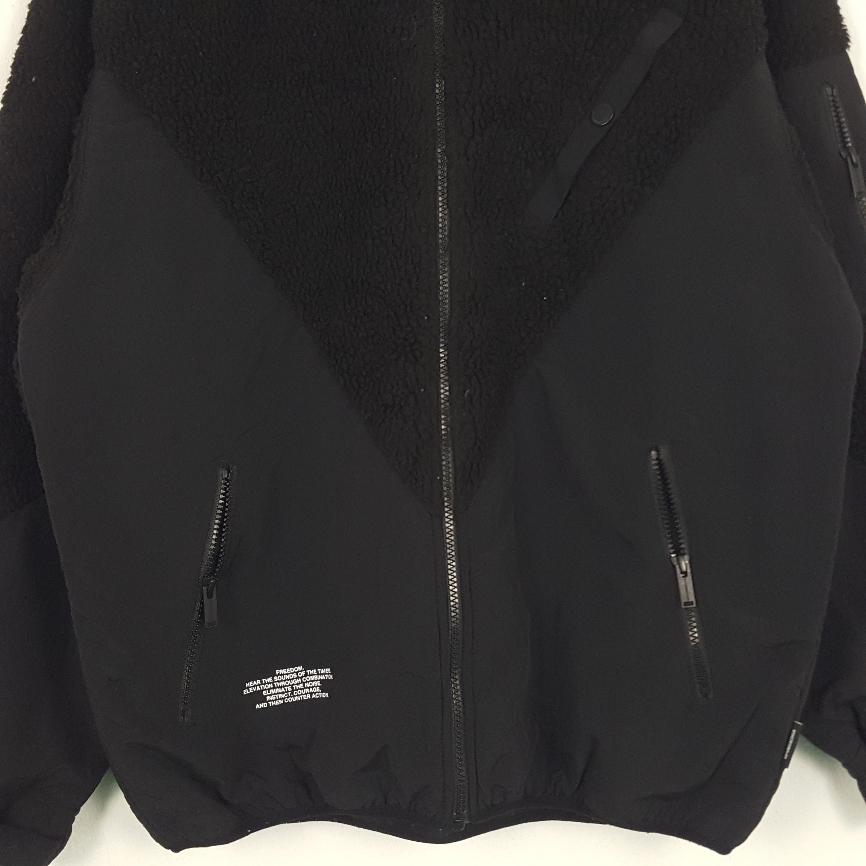 GU × Undercover × Vintage Vintage Gu X Undercover Japanese Brand Sherpa Jacket Size US L / EU 52-54 / 3 - 4 Thumbnail