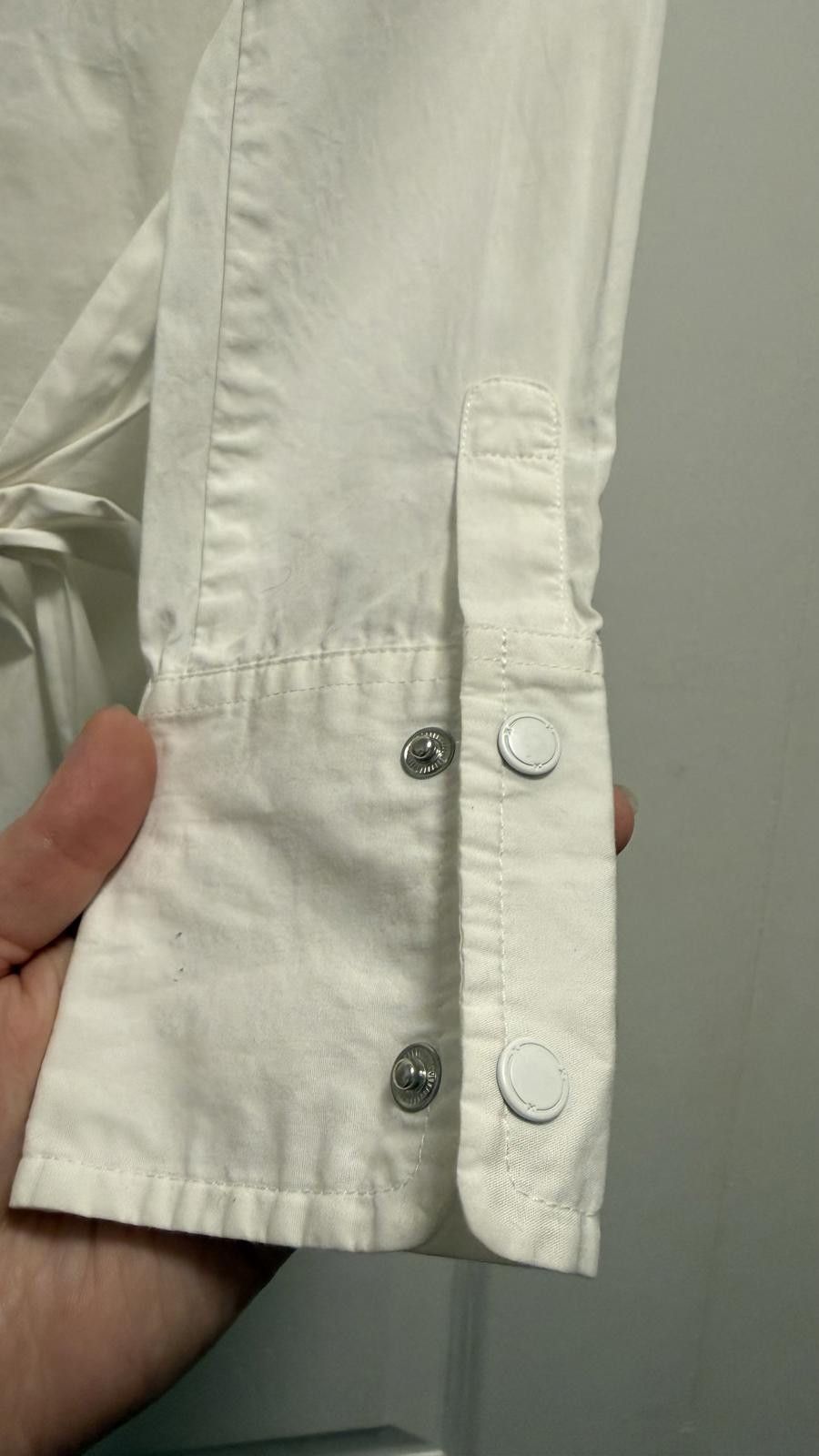 Scotch & Soda Scotch & Soda White Button-Up Shirt with Belt Tie – Size S Size S / US 4 / IT 40 - 6 Thumbnail