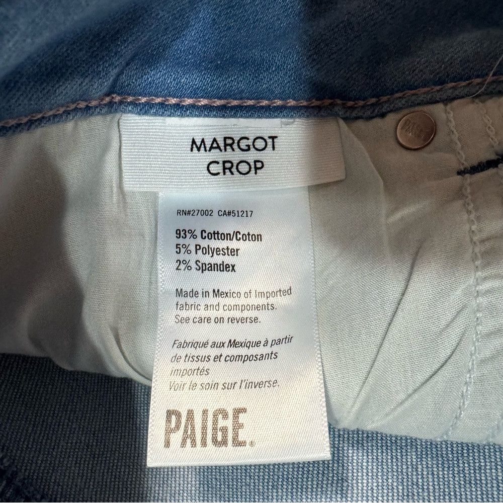 Paige NWT New Paige Margot Crop Jeans Size 31 Size 31" - 7 Thumbnail