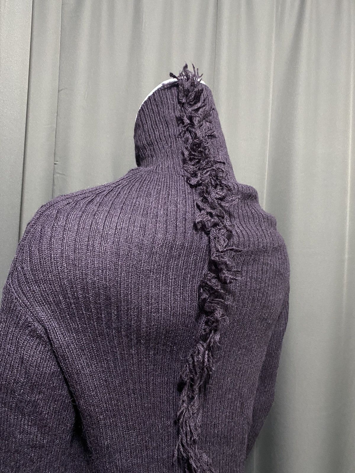 Yohji Yamamoto Archive! A/W 2010 Y’s- Asymmetrical Mohawk Knit Sweater Size US L / EU 52-54 / 3 - 4 Thumbnail