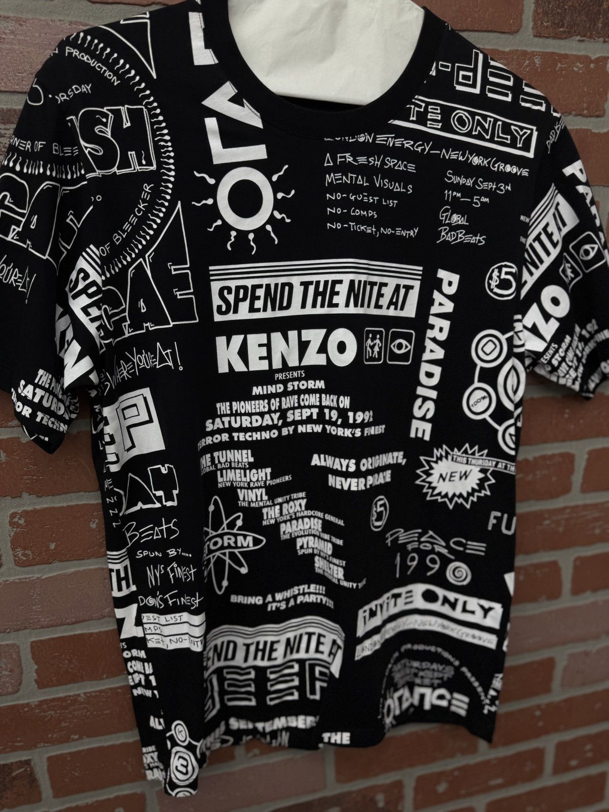 Kenzo Kenzo Men’s Tee Shirt Multi Logo Size Large 🧼 Size US L / EU 52-54 / 3 - 4 Thumbnail