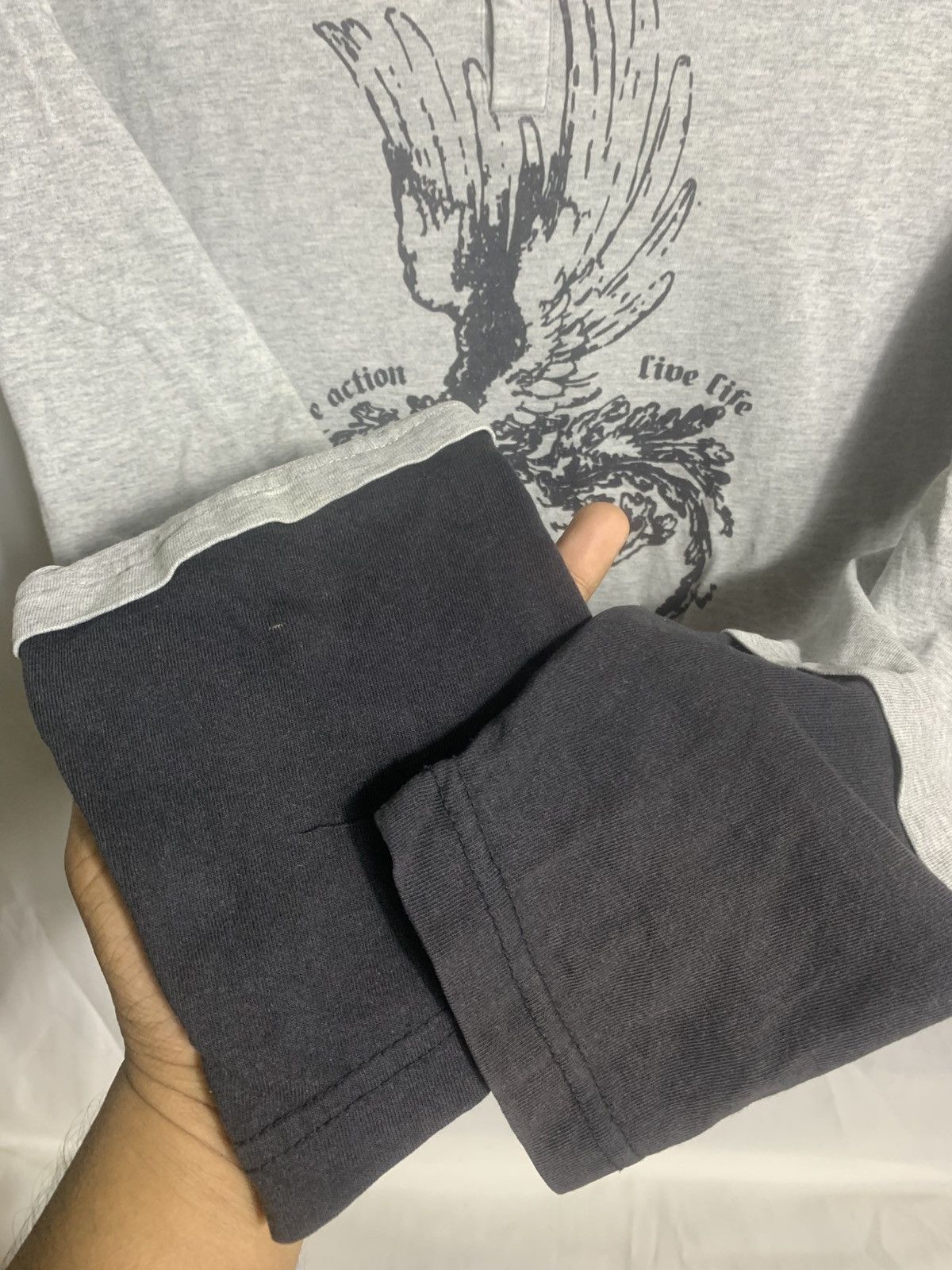 Japanese Brand Bangbang Poem longsleve Size US M / EU 48-50 / 2 - 12 Thumbnail
