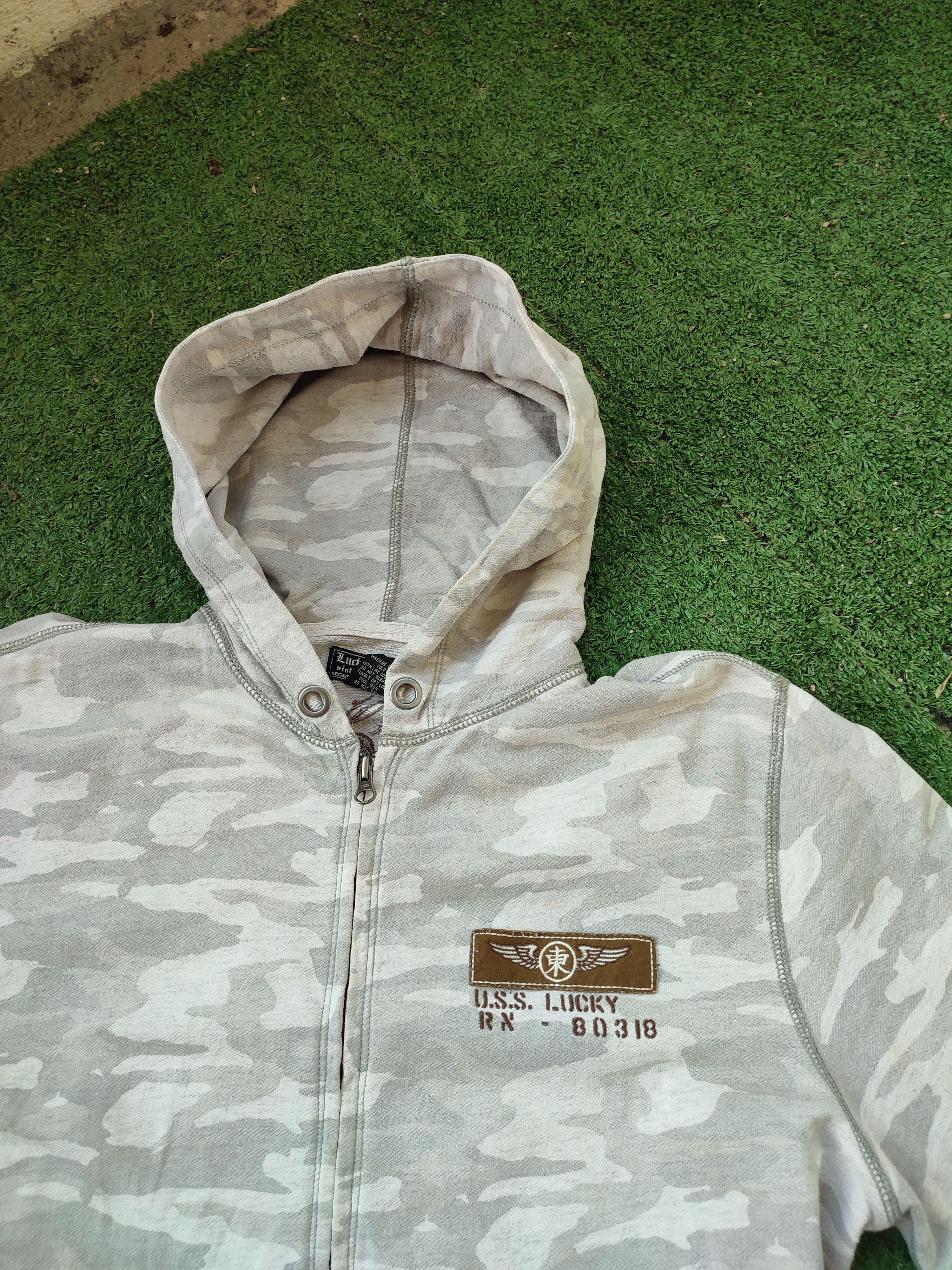 Japanese Brand RARE SUKAJAN DRAGON EMBROIDERY VINTAGE HOODIE Size US L / EU 52-54 / 3 - 9 Thumbnail