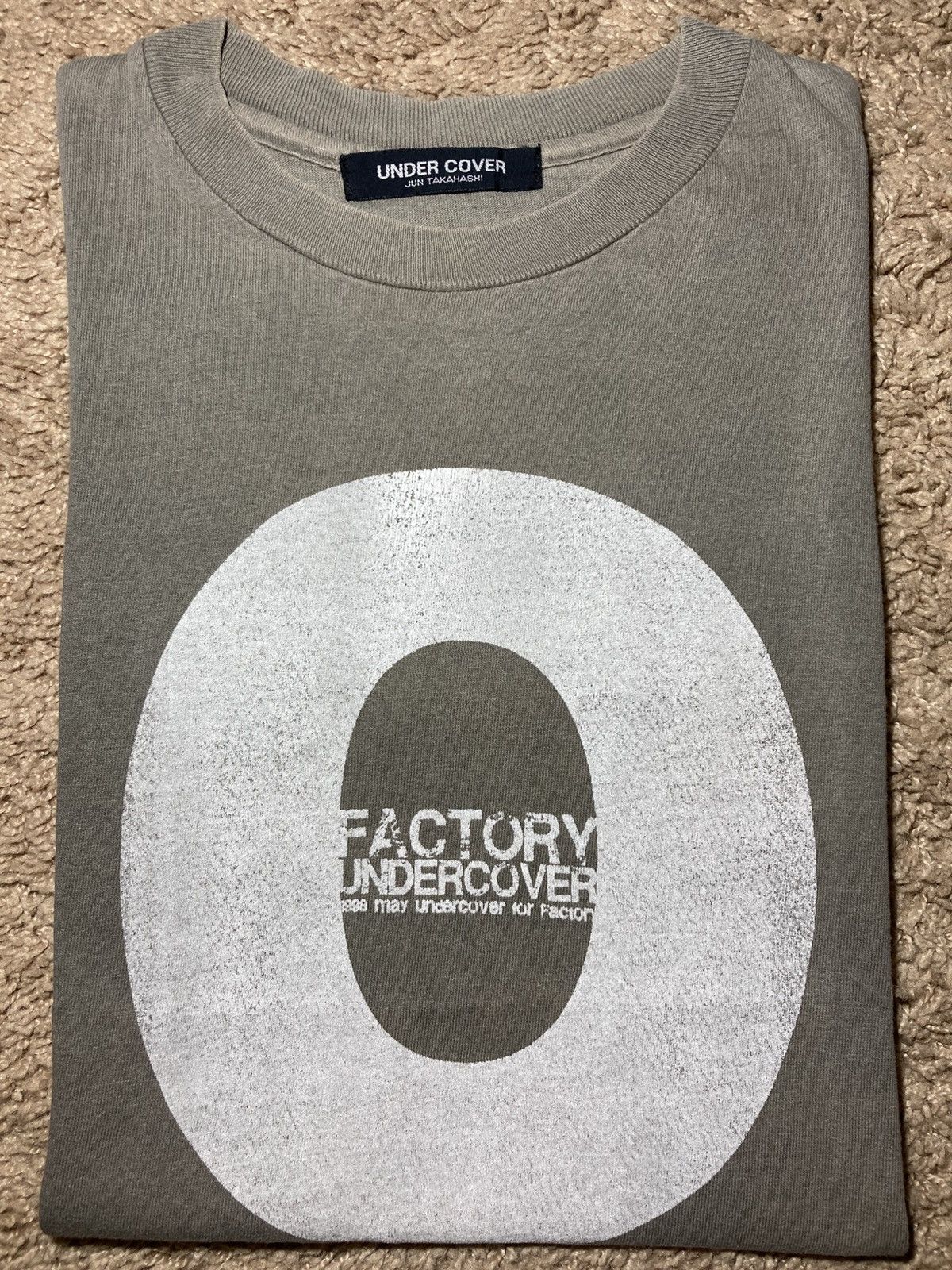 Undercover 1999 Undercover Factory 0 Gray Faded 90s Vintage Jun Size US S / EU 44-46 / 1 - 1 Thumbnail