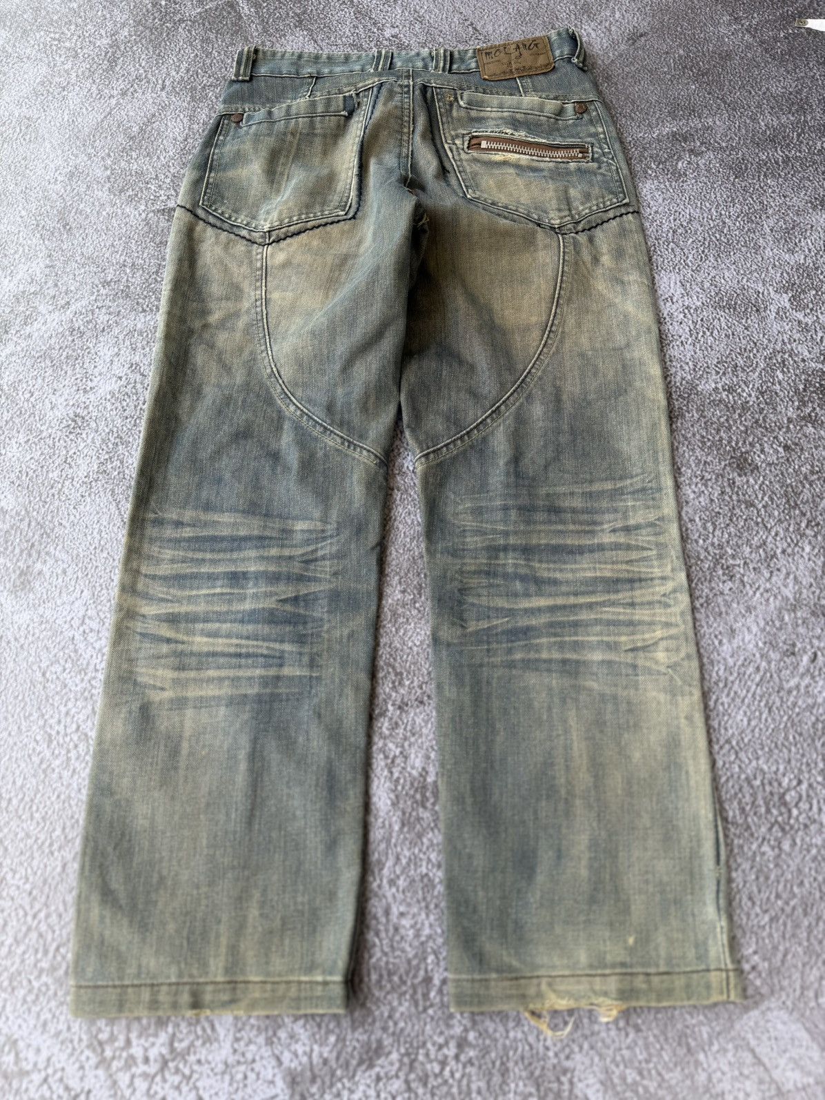 Japanese Brand Distressed Wash Jeans Denim Ifsixwasnine LGB Size US 30 / EU 46 - 2 Thumbnail