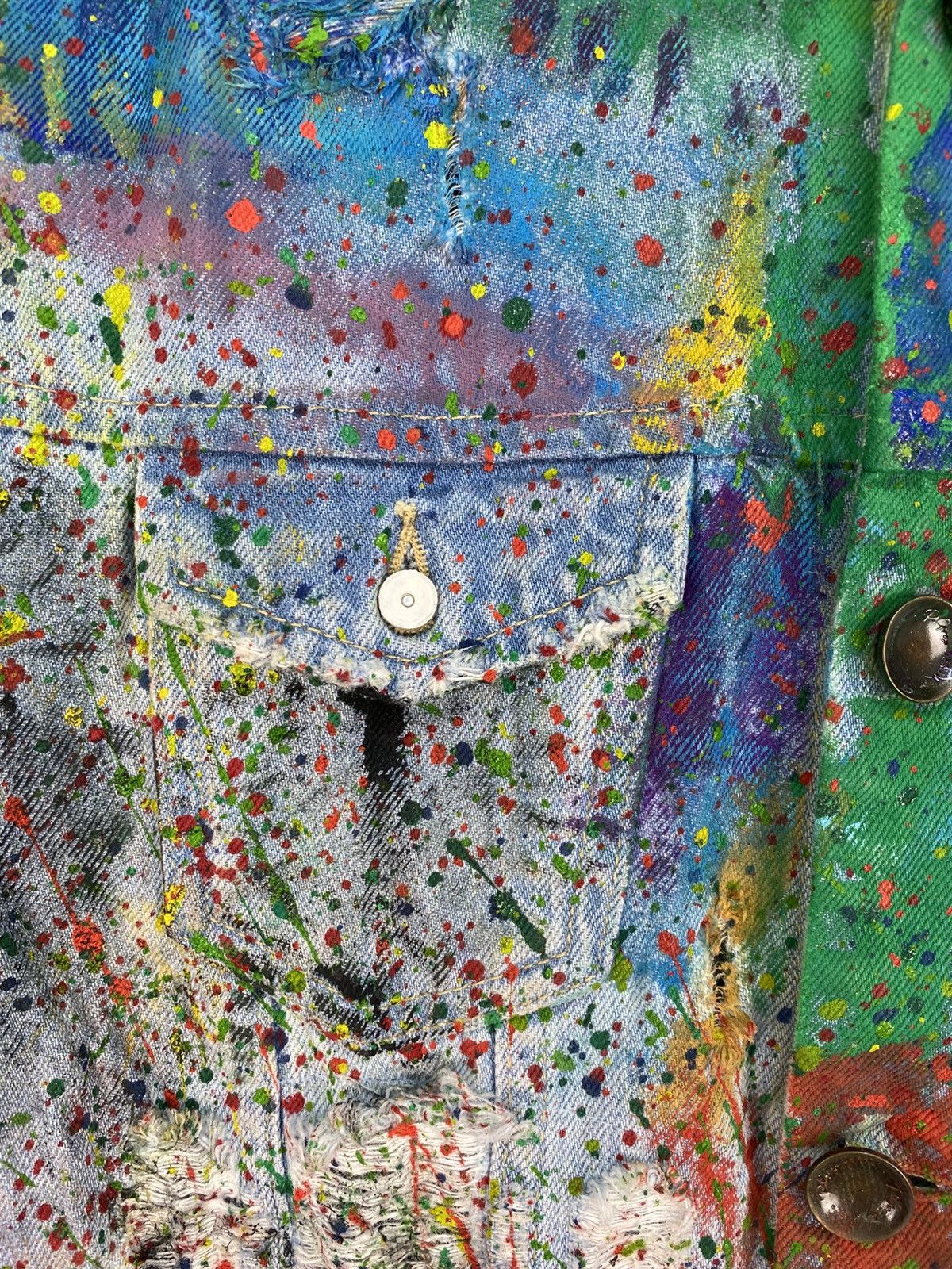 If Six Was Nine P.Grax Denim Jacket Painting Art Size US S / EU 44-46 / 1 - 9 Thumbnail