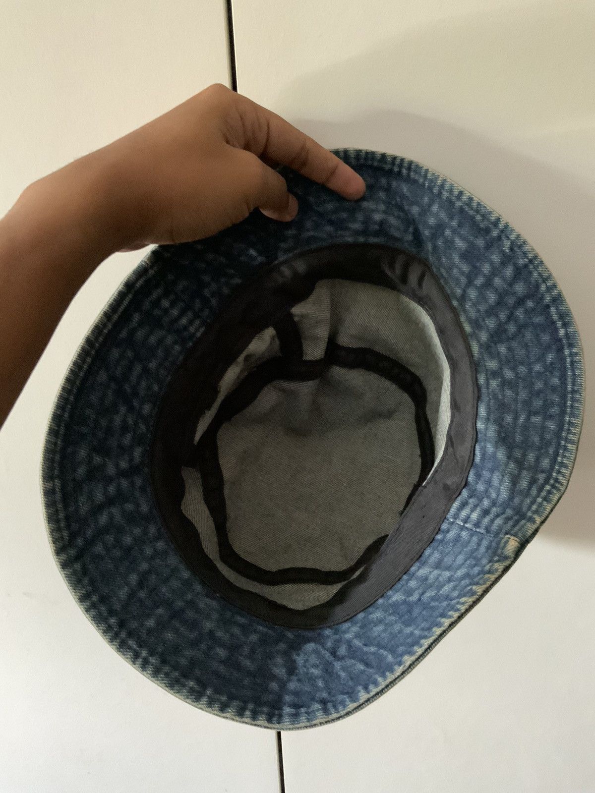 Hat Club Light Wash Fade Pocket Zip Denim Bucket Hat Size ONE SIZE - 7 Thumbnail