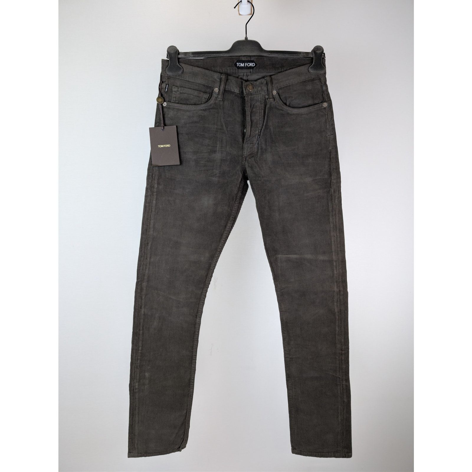 Tom Ford o1rshd1 Slim Fit Denim Jeans in Charcoal Size US 32 / EU 48 - 1 Thumbnail