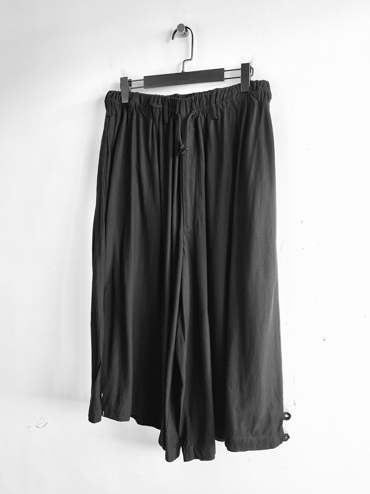 Yohji Yamamoto Yohji Yamamoto Pour Homme - Cotton Hem Adjustable Wide Pants Size US 30 / EU 46 - 3 Thumbnail