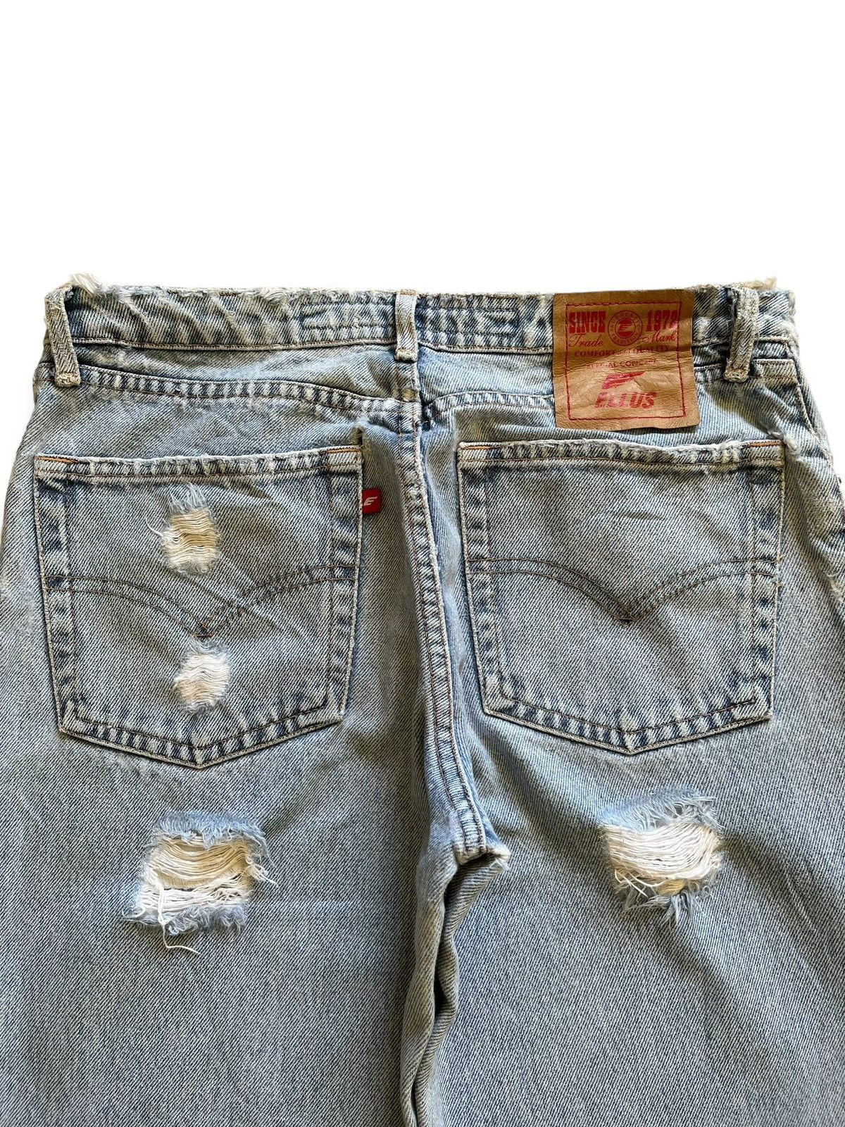 Japanese Brand SALES🔥Vintage Japanese Brand Distressed Flare Jeans Size 27" / US 4 / IT 40 - 8 Thumbnail