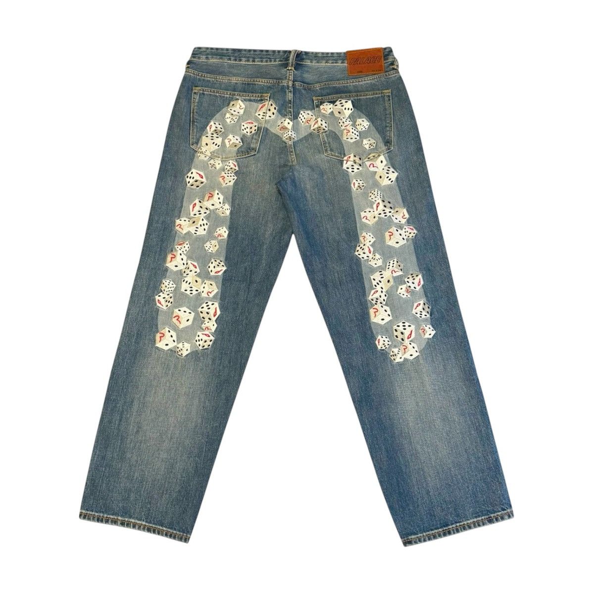 Palace Palace x Doraemon P90 jean (black stone wash) (32) | Grailed