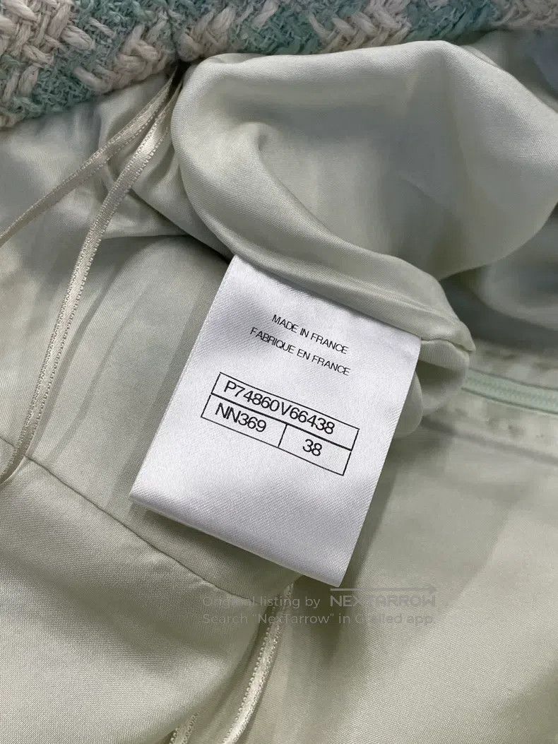 Chanel Chanel 23s mint green plaid skirt Size 25" / US 0 / IT 36 - 5 Thumbnail