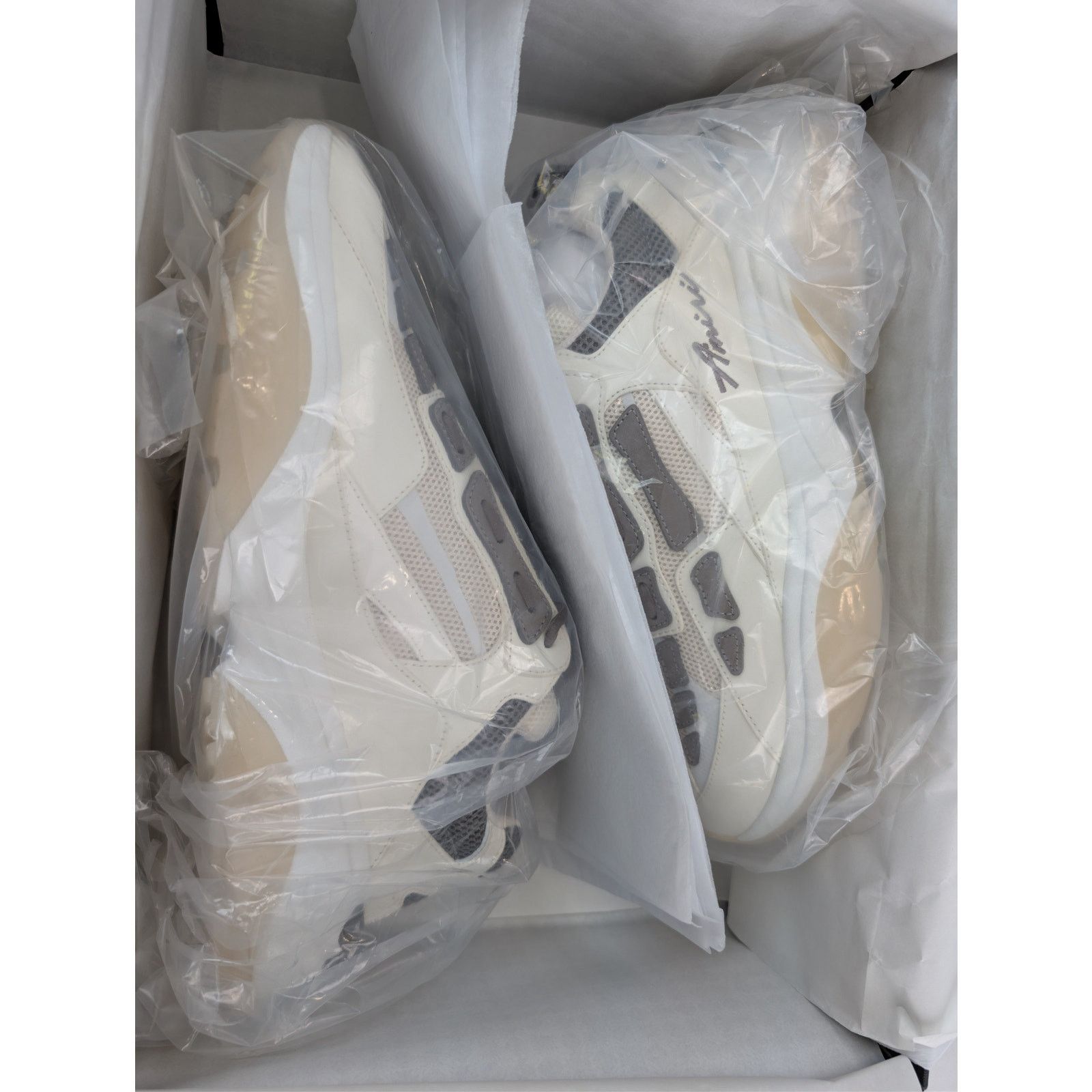Amiri o1rshd1 Bone Runners Sneakers in Alabaster Size US 13 / EU 46 - 19 Thumbnail