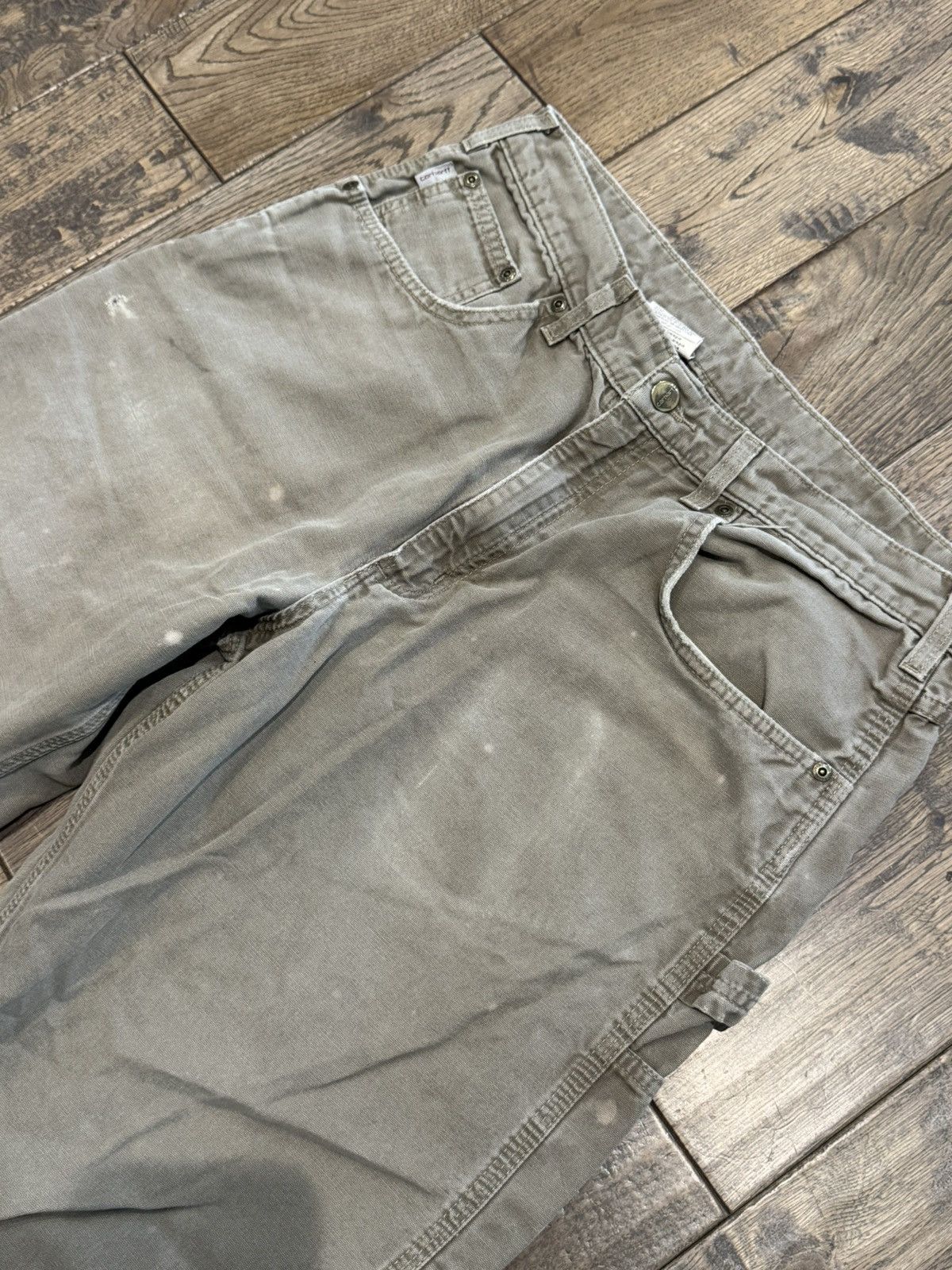 Carhartt Carhartt B159 Loose-Fit Canvas Carpenter Work Pants Size US 34 / EU 50 - 4 Thumbnail