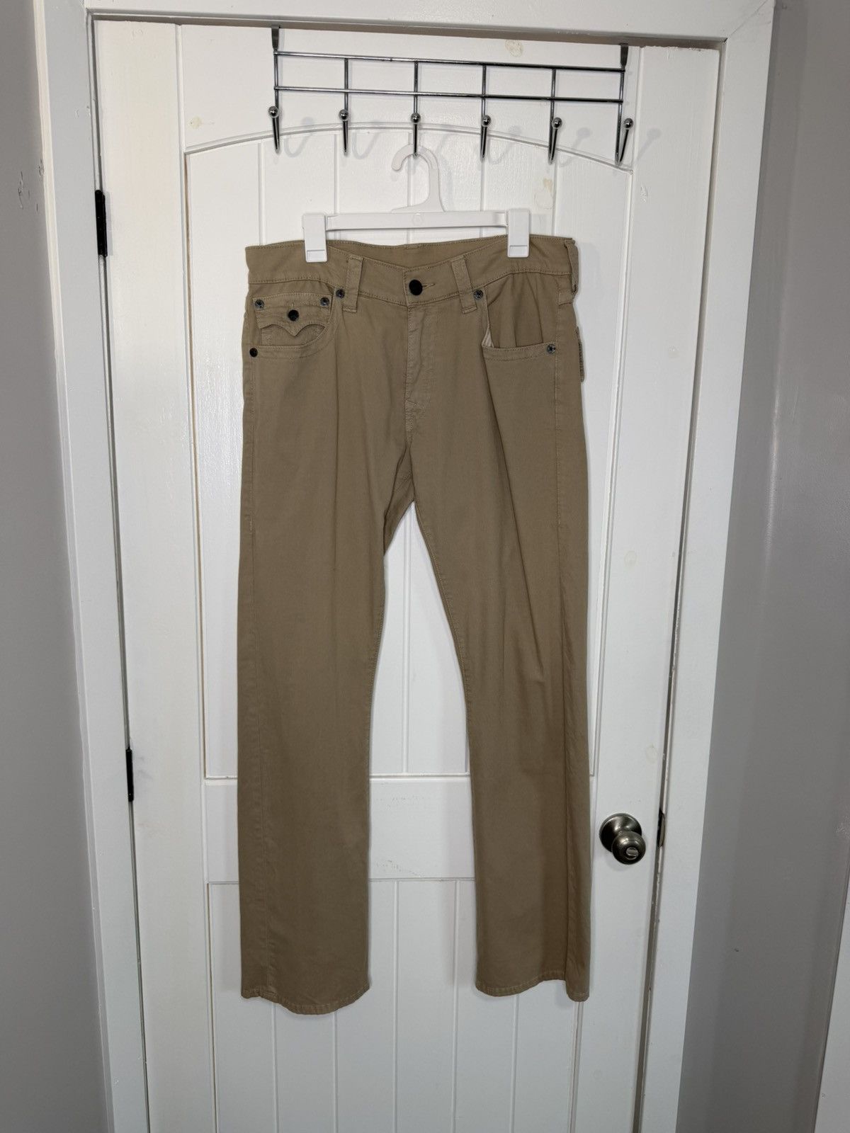 True Religion True Religion Khaki/Beige Pants Size/33 Size US 33 - 1 Thumbnail