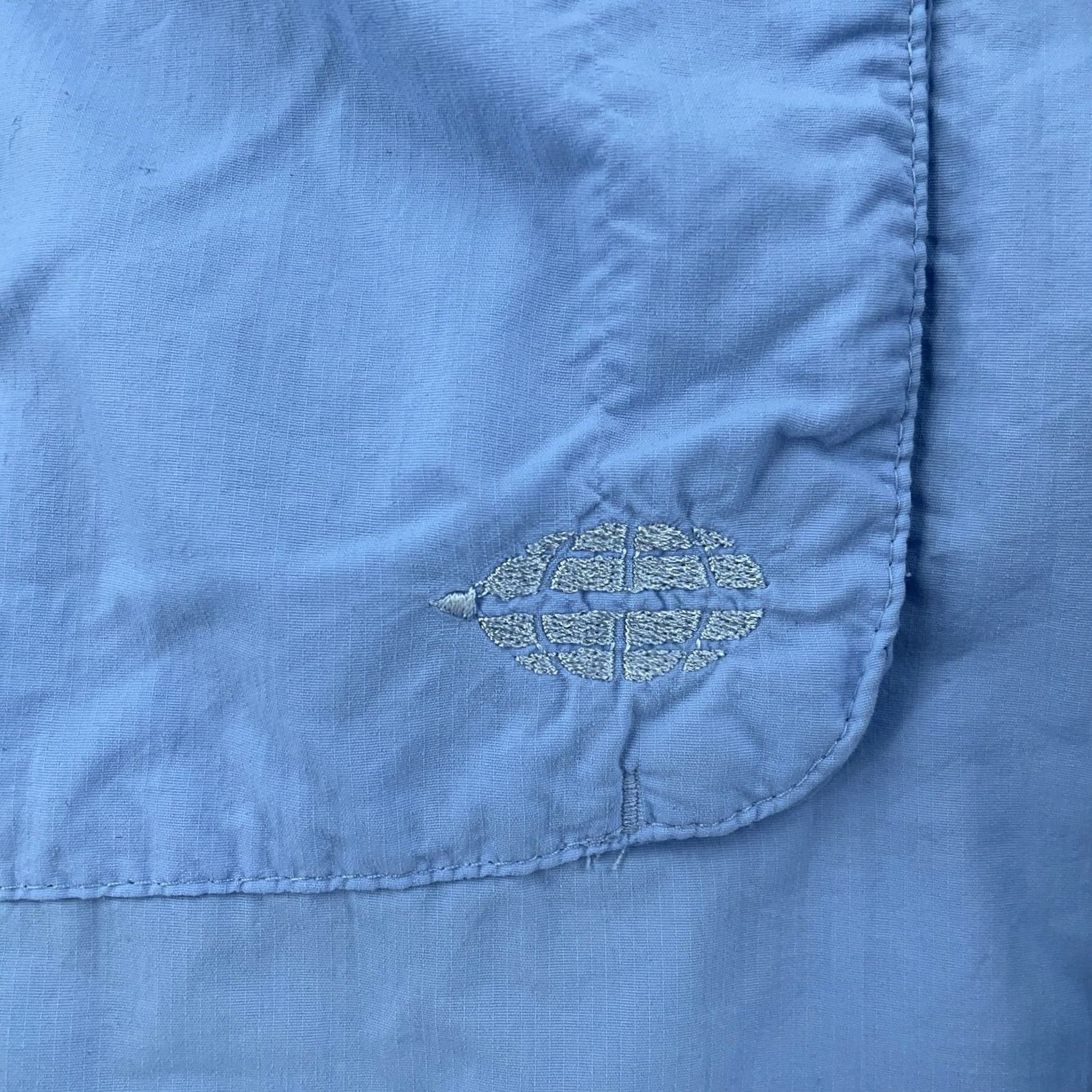 ExOfficio ExOfficio Shirt Mens 2XL Blue Insect Shield Button-Up Ventilated Back Collared Pockets Lightweight Breathable Nylon Polyester Size US XXL / EU 58 / 5 - 4 Thumbnail