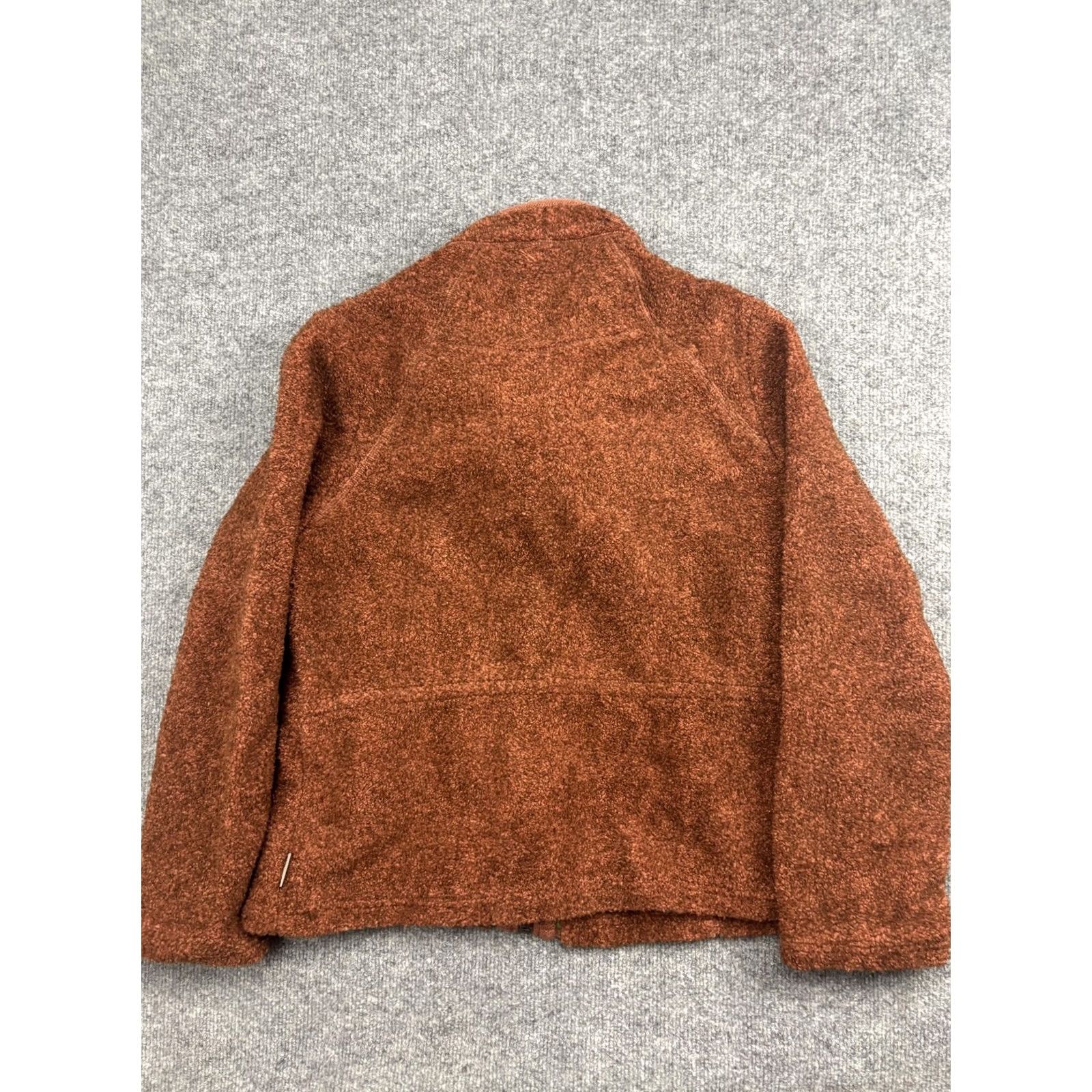 Vintage Woolrich Jacket Womens L Brown Java Heather Knit Full Zip Stand Collar Jacket- Coat? (Note: No extra text allowed) Size L / US 10 / IT 46 - 7 Thumbnail
