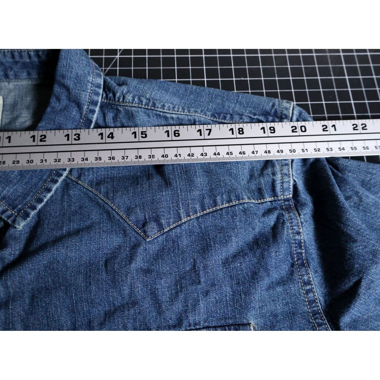Levi's Levi's Denim Western Shirt Men's 2XL Blue Pearl Snap Shirt Rockabilly Cowboy Size US XXL / EU 58 / 5 - 7 Thumbnail