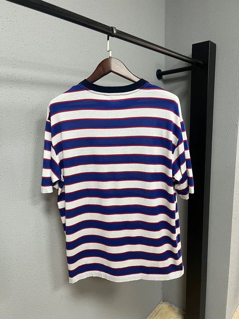 Prada Prada Navy Stripe Short Sleeve TShirt-2506 Size XL / US 12-14 / IT 48-50 - 2 Thumbnail