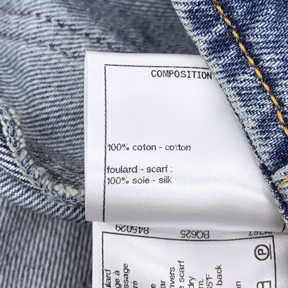 Chanel Chanel Blue Washed Cotton Denim Wide Leg Pants Size 26" / US 2 / IT 38 - 7 Thumbnail