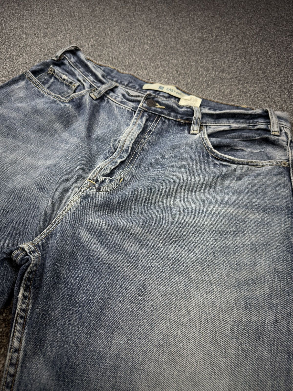 Gap Archives y2k Easy Fit Gap Age Washed Denim Wideleg Jeans Size US 36 / EU 52 - 3 Thumbnail