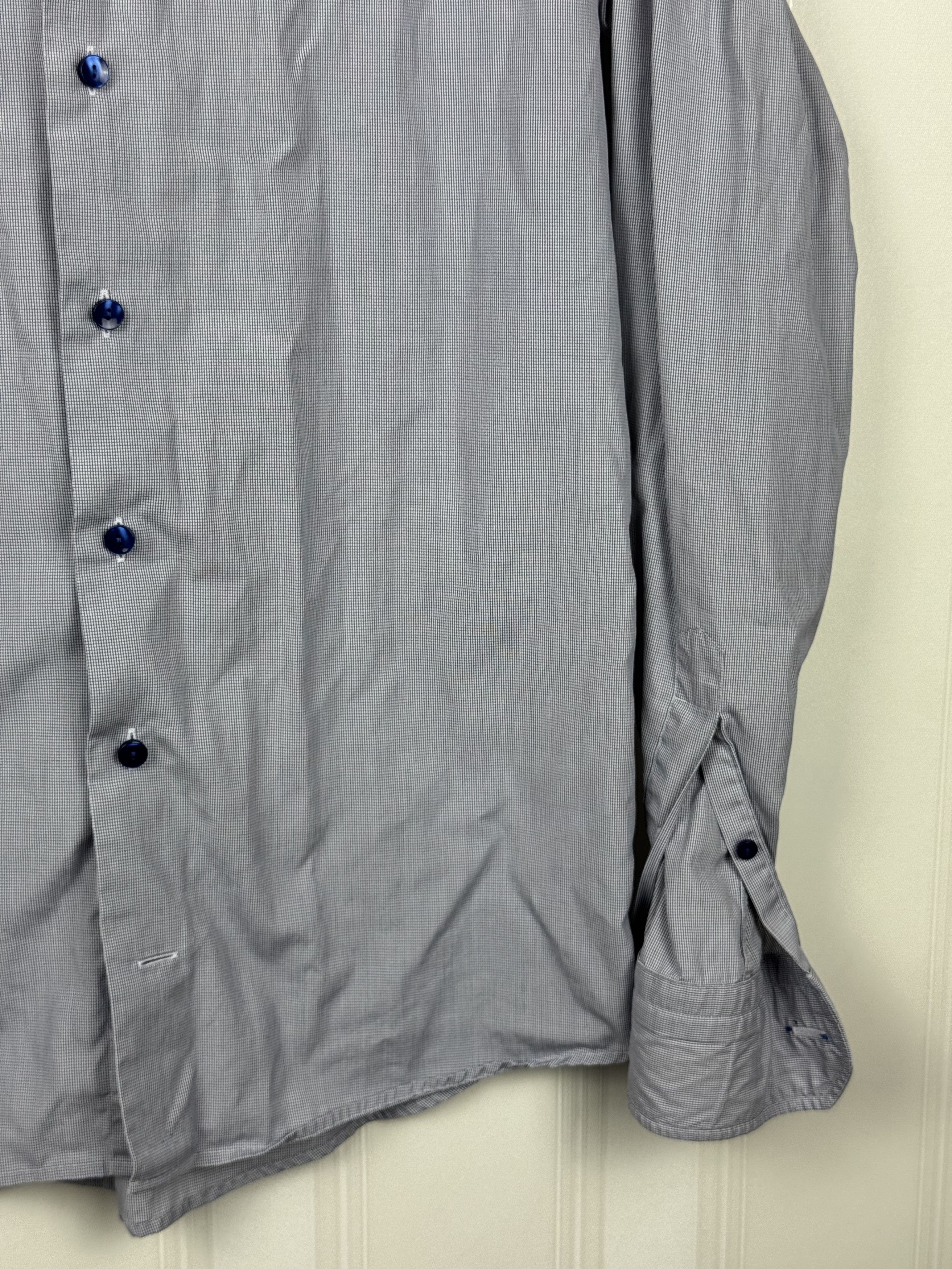 Eton Eton Blue Slim Fit Shirt Size 38 100% Cotton Size US M / EU 48-50 / 2 - 19 Thumbnail