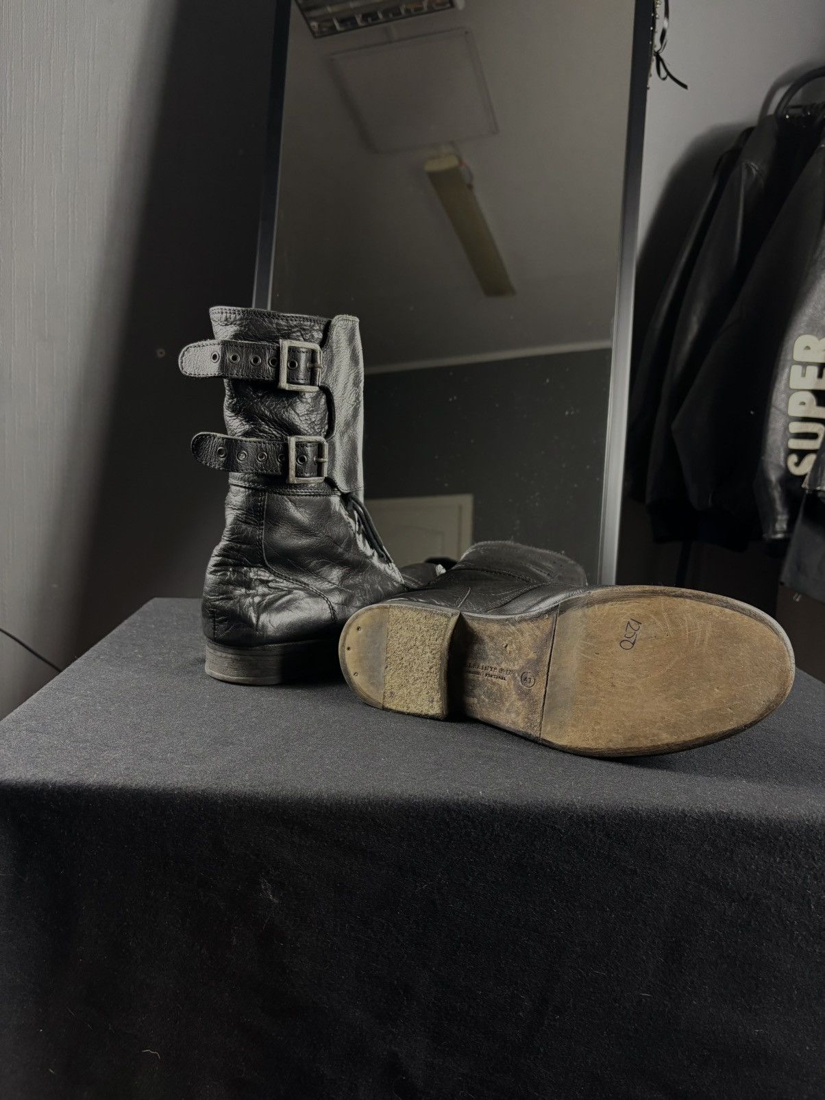 Allsaints × Vintage Allsaints Combat steel toe Boots Size US 11 / IT 41 - 7 Thumbnail