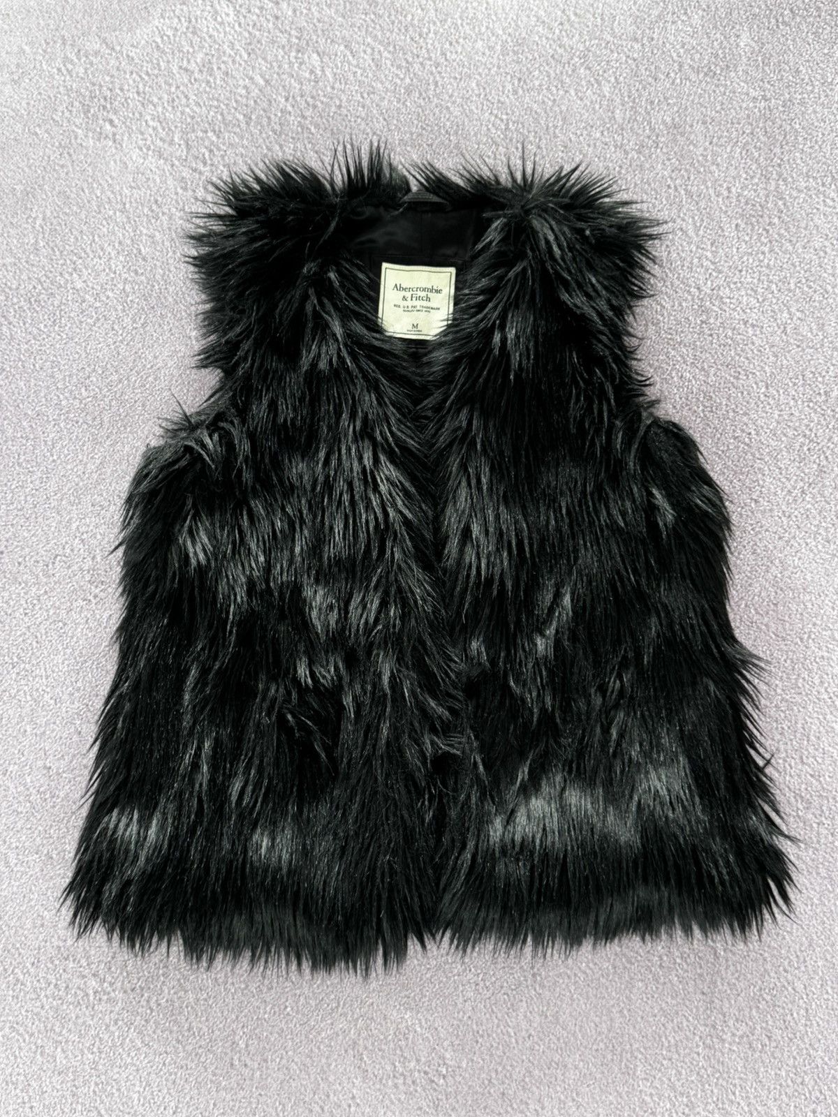 Hysteric Glamour Abercrombie & Fitch Glamour Y2K Faux Fur LGB Womens Vest Size M / US 6-8 / IT 42-44 - 1 Thumbnail