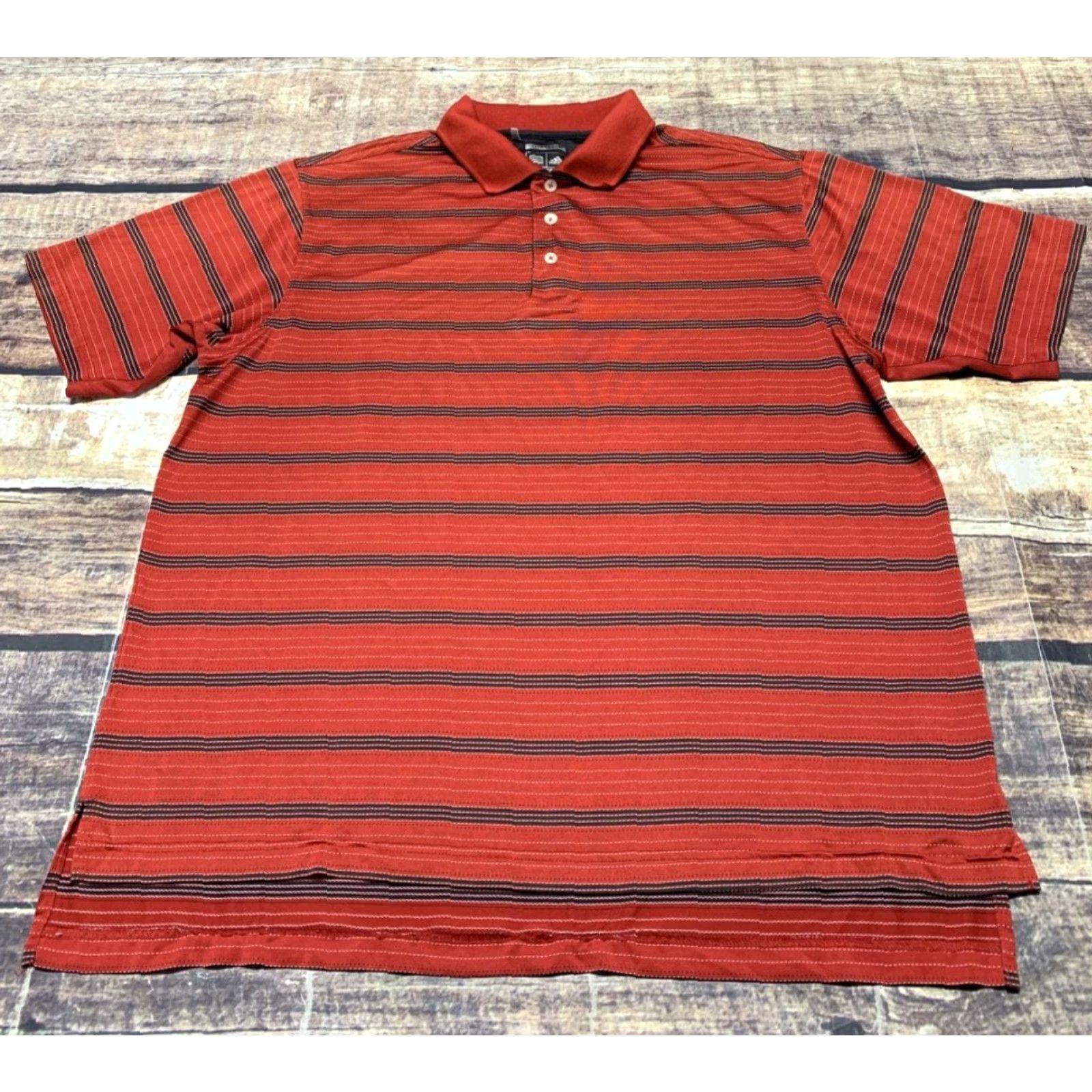 Adidas Mens Adidas Climacool Polo Shirt Short Sleeve Button Size Large Red Nike? Size US L / EU 52-54 / 3 - 2 Thumbnail