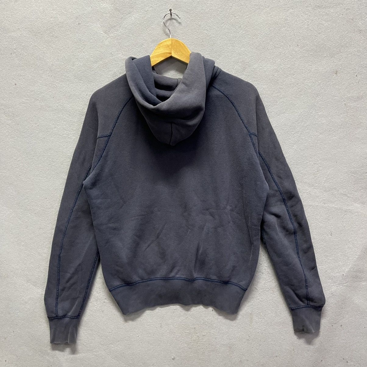 SCYE Vintage Scye Basics Zip-Up Hoodie – Navy Size US M / EU 48-50 / 2 - 6 Thumbnail