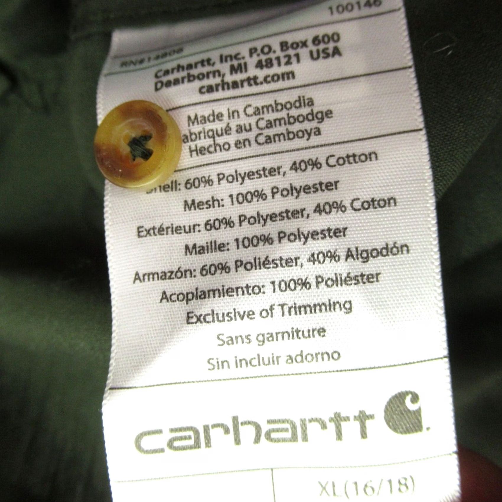 Carhartt Carhartt Shirt Womens XL Long Sleeve Button Front Great American Beer Festival Size XL / US 12-14 / IT 48-50 - 5 Thumbnail