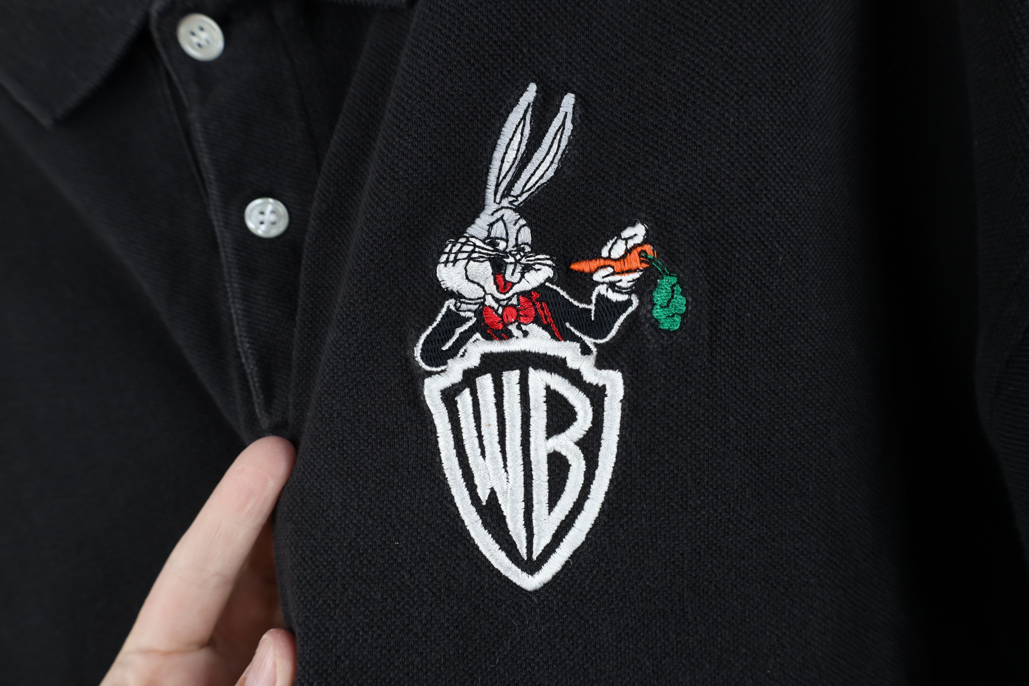Vintage Vintage 90s Warners Bros Looney Tunes Bunny Golf Polo Shirt Size US XXL / EU 58 / 5 - 4 Thumbnail