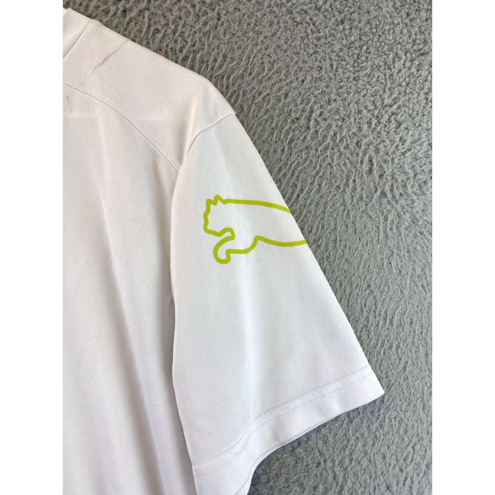 Champion Puma Dri Fit Tee M - Performance Athletic T Moisture Wick T-shirt / 89-29 Size US M / EU 48-50 / 2 - 2 Thumbnail