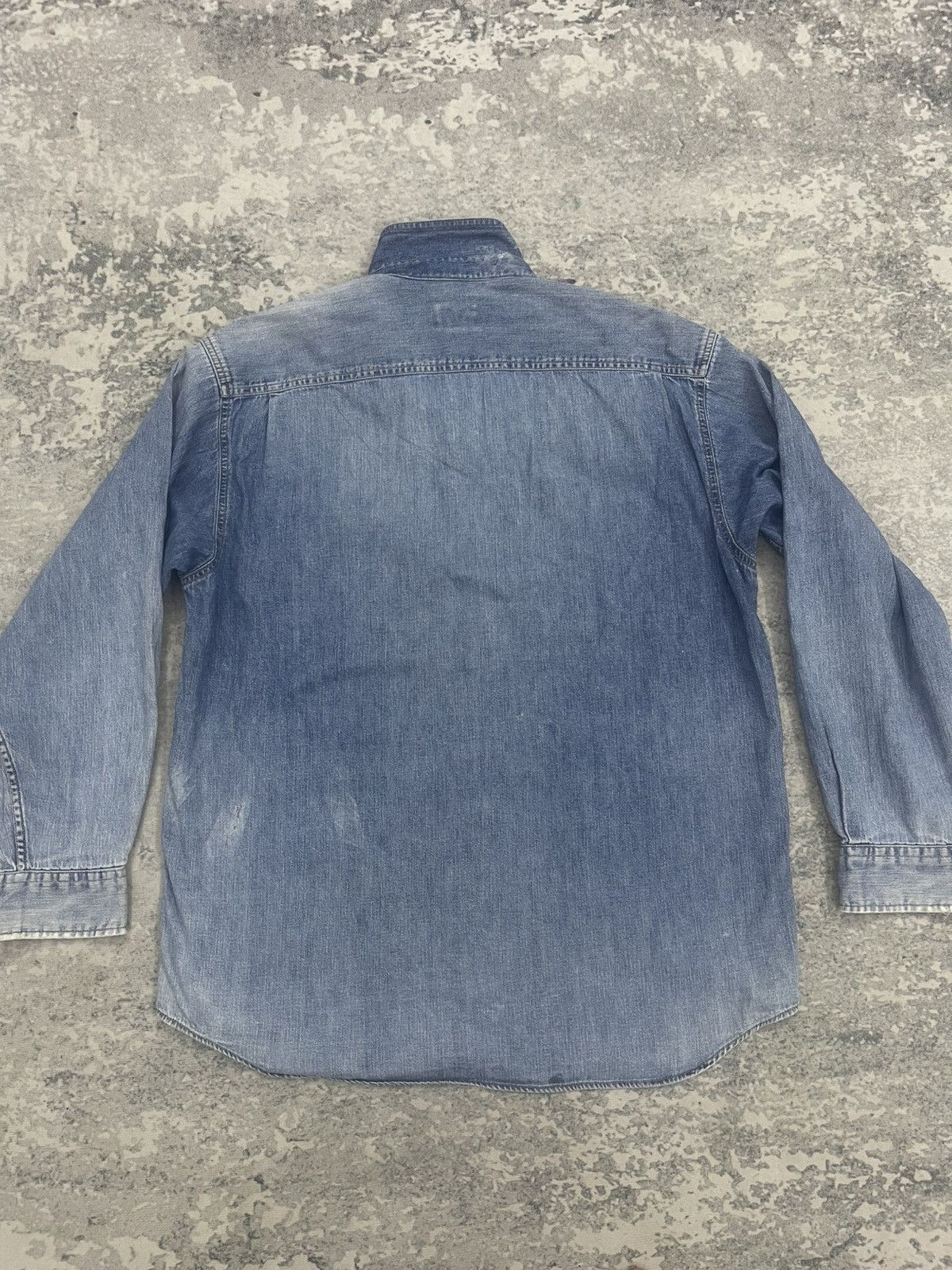 Wrangler Vintage Wrangler Western Shirt Double Pocket Distressed s13 Size US L / EU 52-54 / 3 - 14 Thumbnail