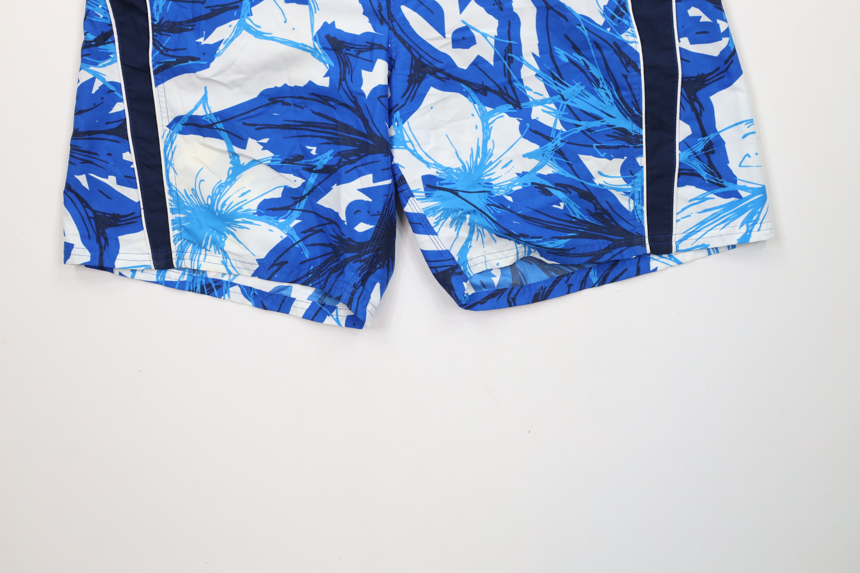 Nike × Vintage Vintage Y2K Nike Mini Swoosh Abstract Lined Swim Shorts Size US 32 / EU 48 - 4 Thumbnail
