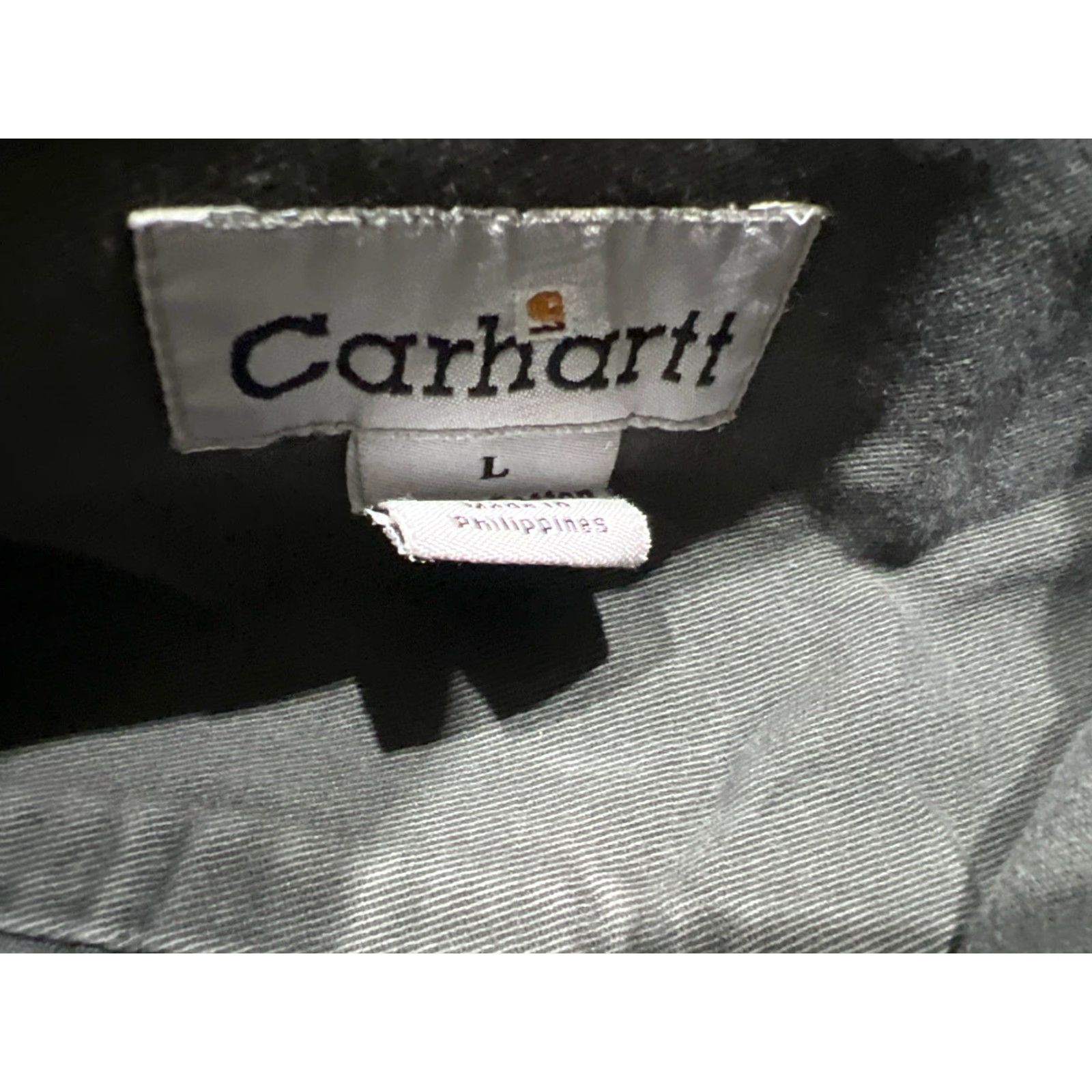 Carhartt Carhartt Shirt Cotton Twill Heavyweight Workwear Button-Down Long Sleeve Gray Size L Mens Size US L / EU 52-54 / 3 - 7 Thumbnail