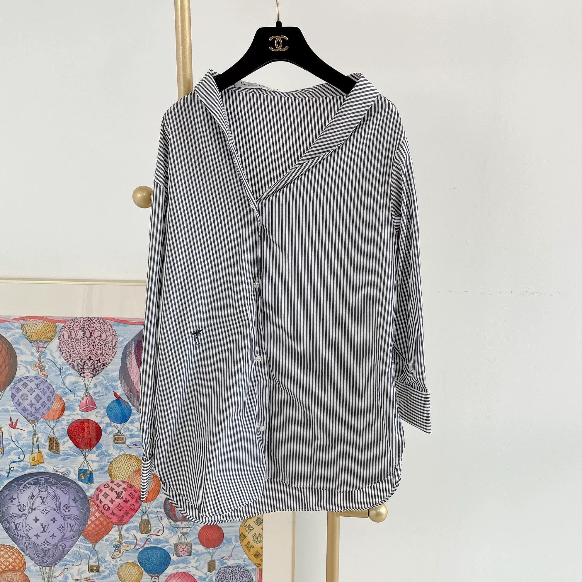 Dior Christian Dior Striped Irregular Shirt Size US M / EU 48-50 / 2 - 1 Thumbnail