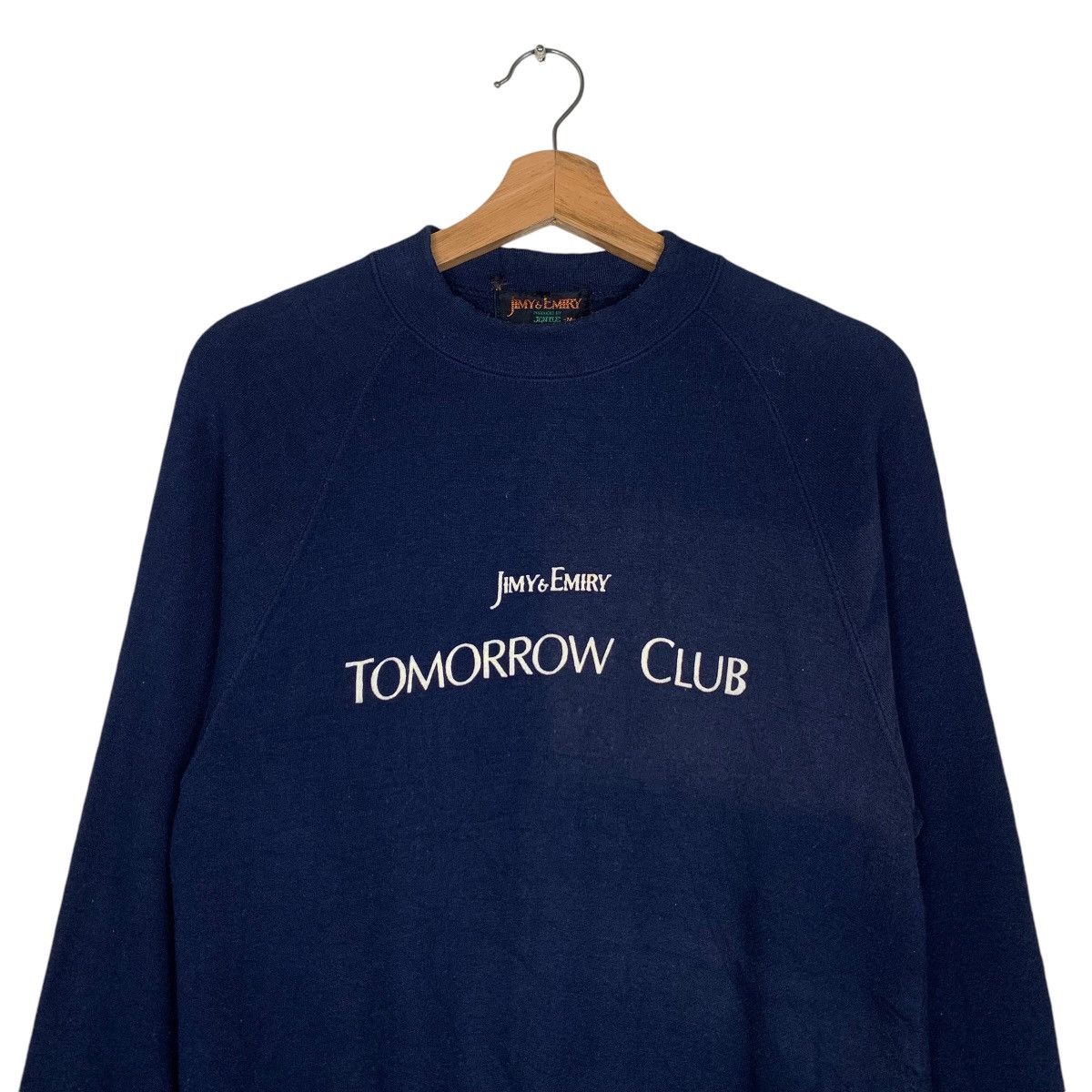 Vintage JIMY & EMIRY Tomorrow Club Crewneck Sweatshirt #1534-C39 Size US M / EU 48-50 / 2 - 2 Thumbnail