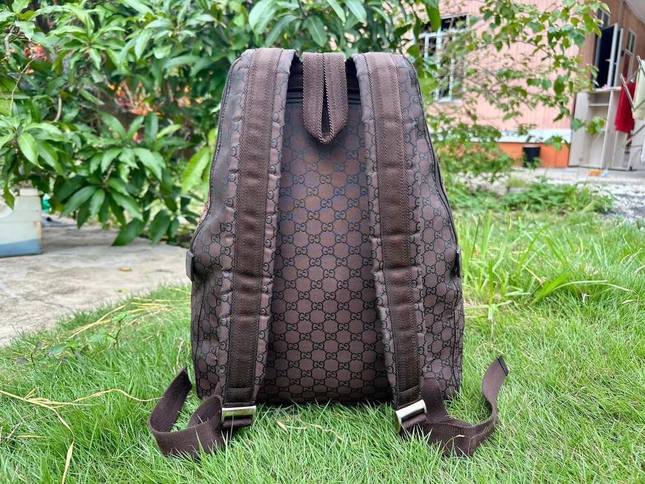 Gucci Authentic Gucci Guccisima Nylon Large Backpack Size ONE SIZE - 2 Thumbnail