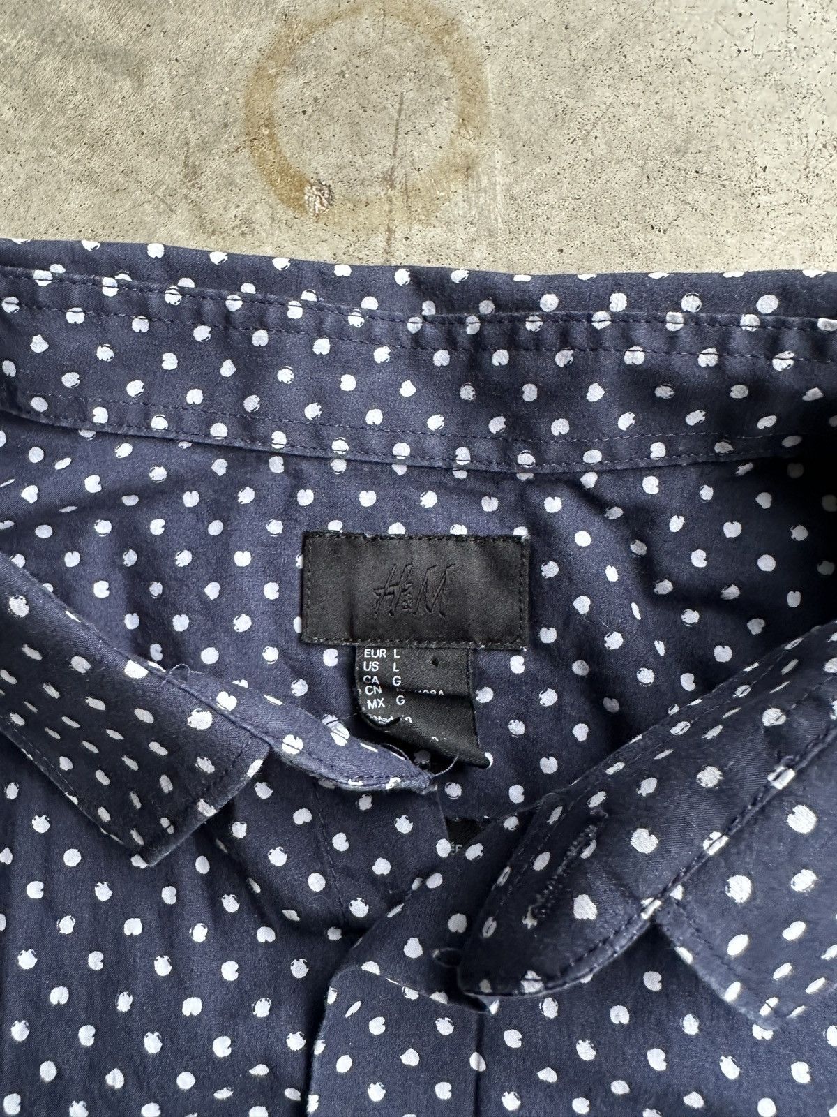 H&M Cropped Polka Dot Button Down Shirt - S Size US S / EU 44-46 / 1 - 2 Thumbnail