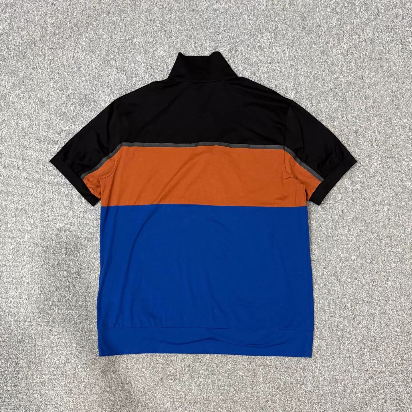 Prada Prada Black Nylon Panel Triangle Logo SS Polo XL Mint Size XL / US 12-14 / IT 48-50 - 2 Thumbnail