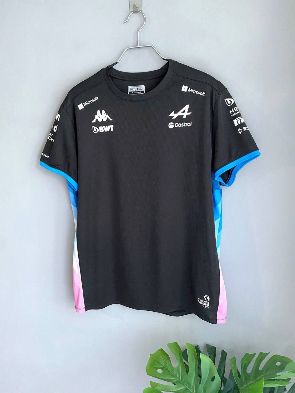 Kappa Alpine Formula 1 Team Racing T-Shirt, Unisex Mens M, Wmns XL Size US XL / EU 56 / 4 - 3 Thumbnail