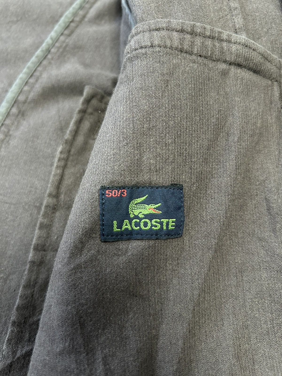 Designer × Japanese Brand × Lacoste LACOSTE CORDUROY SINGLE BREAST BLAZER Size 36R - 5 Thumbnail