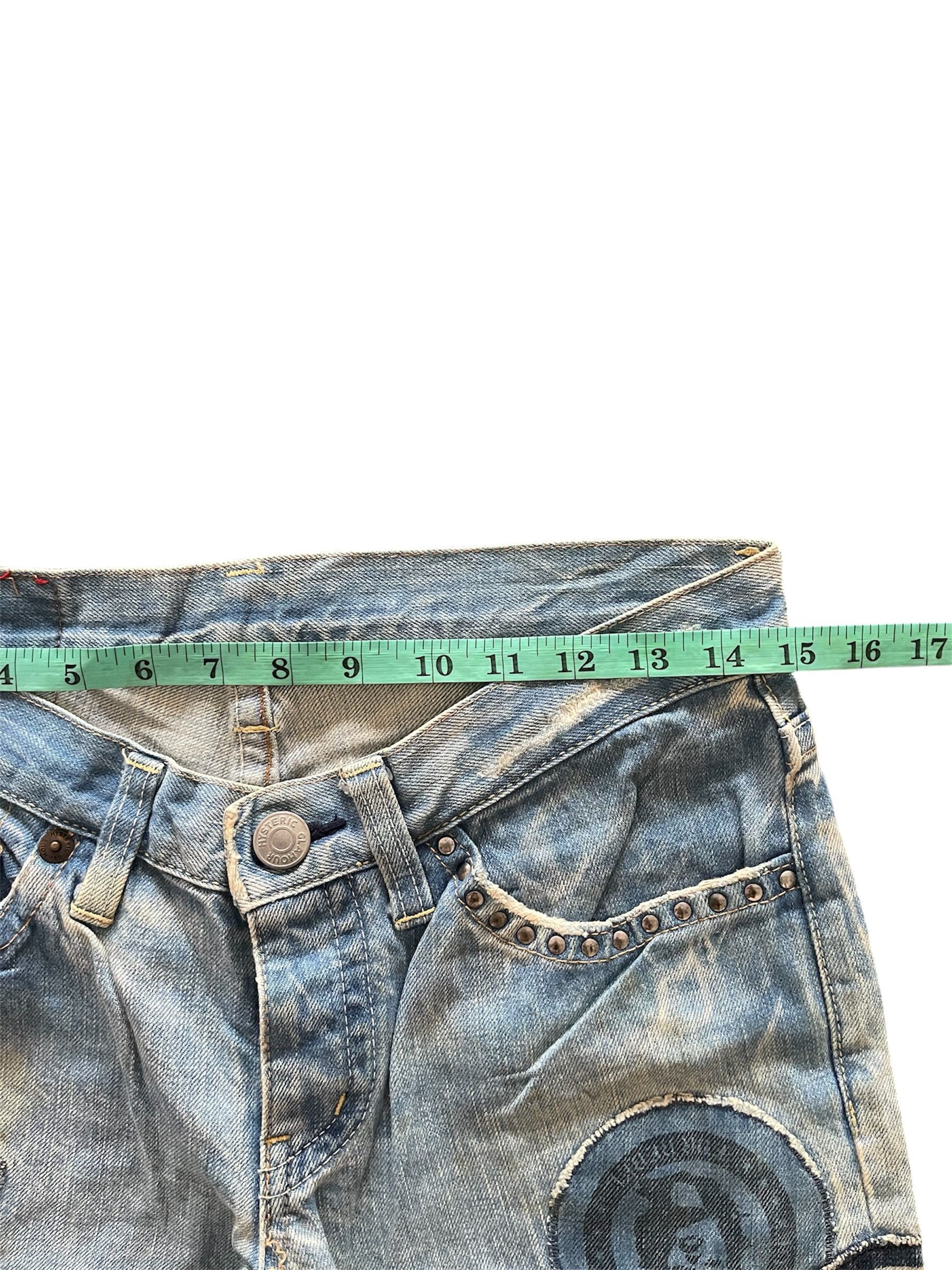 Hysteric Glamour × Le Grande Bleu (L.G.B.) Hysteric Glamour Patchwork Low Rise Baby Blue Reconstruck Size US 30 / EU 46 - 9 Thumbnail
