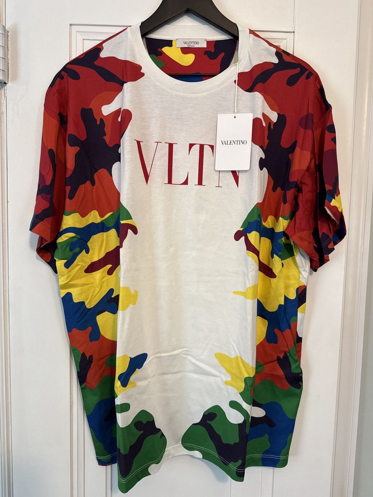 Valentino Valentino multi color camouflage cotton tsbirt Size US M / EU 48-50 / 2 - 1 Thumbnail