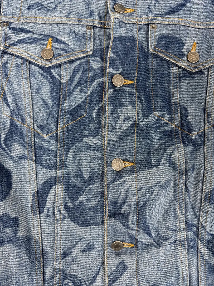 Moschino FW2017 Moschino Tattooed Horse Print Blue Denim Jacket Size US M / EU 48-50 / 2 - 15 Thumbnail