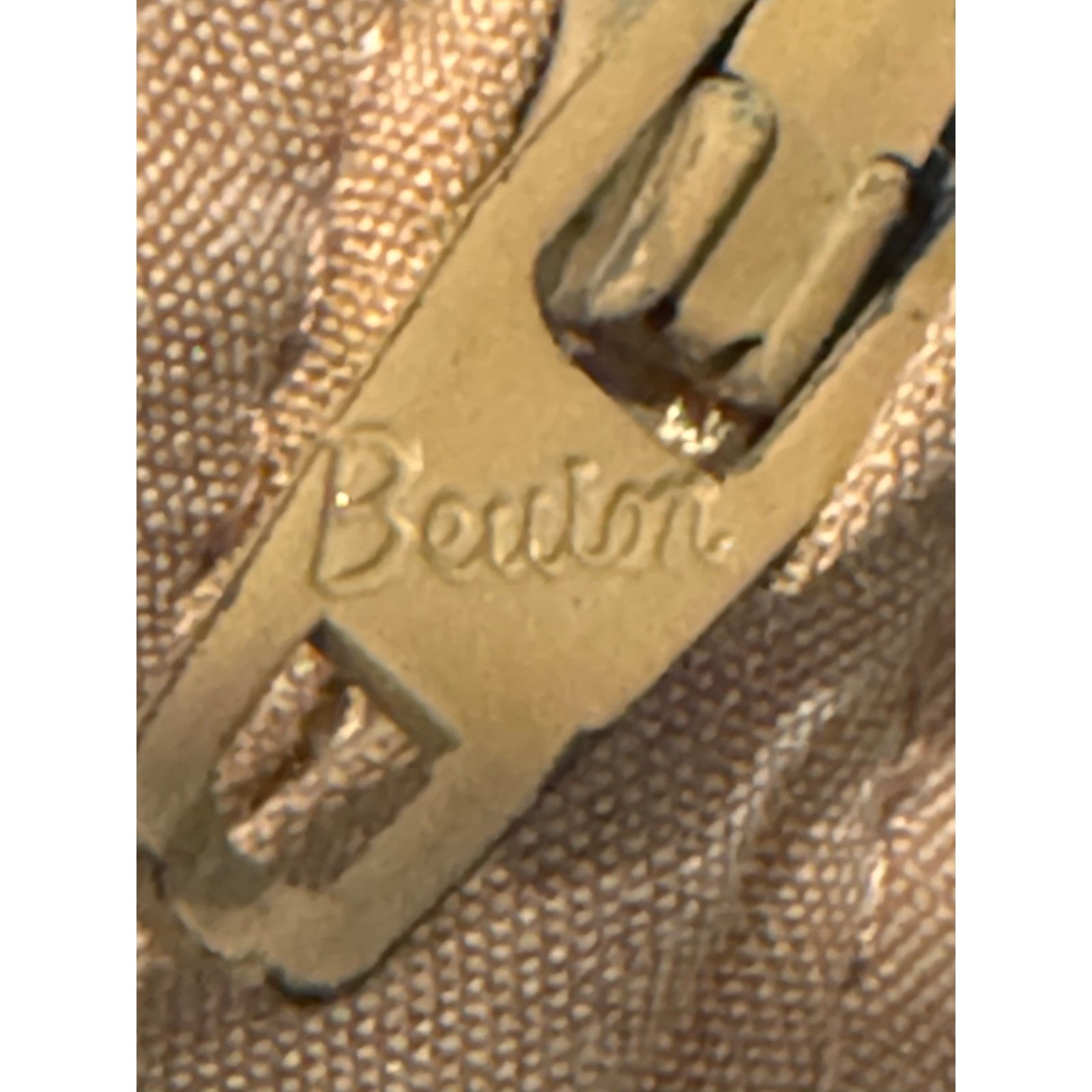 Burberry 70's Burberrys Tan day dress Embroidered Crest, size tab S Size S / US 4 / IT 40 - 18 Thumbnail