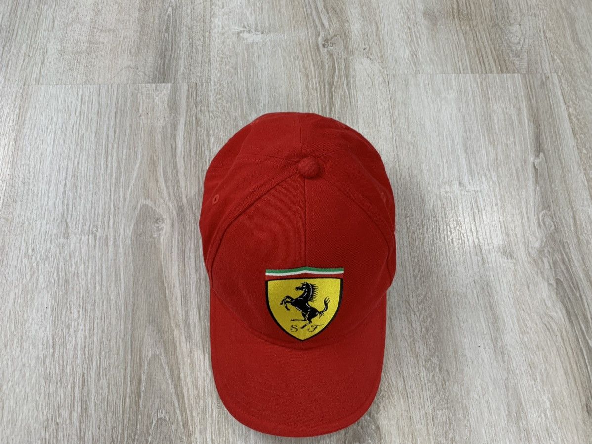 Vintage Mens cap Ferrari Size ONE SIZE - 4 Thumbnail