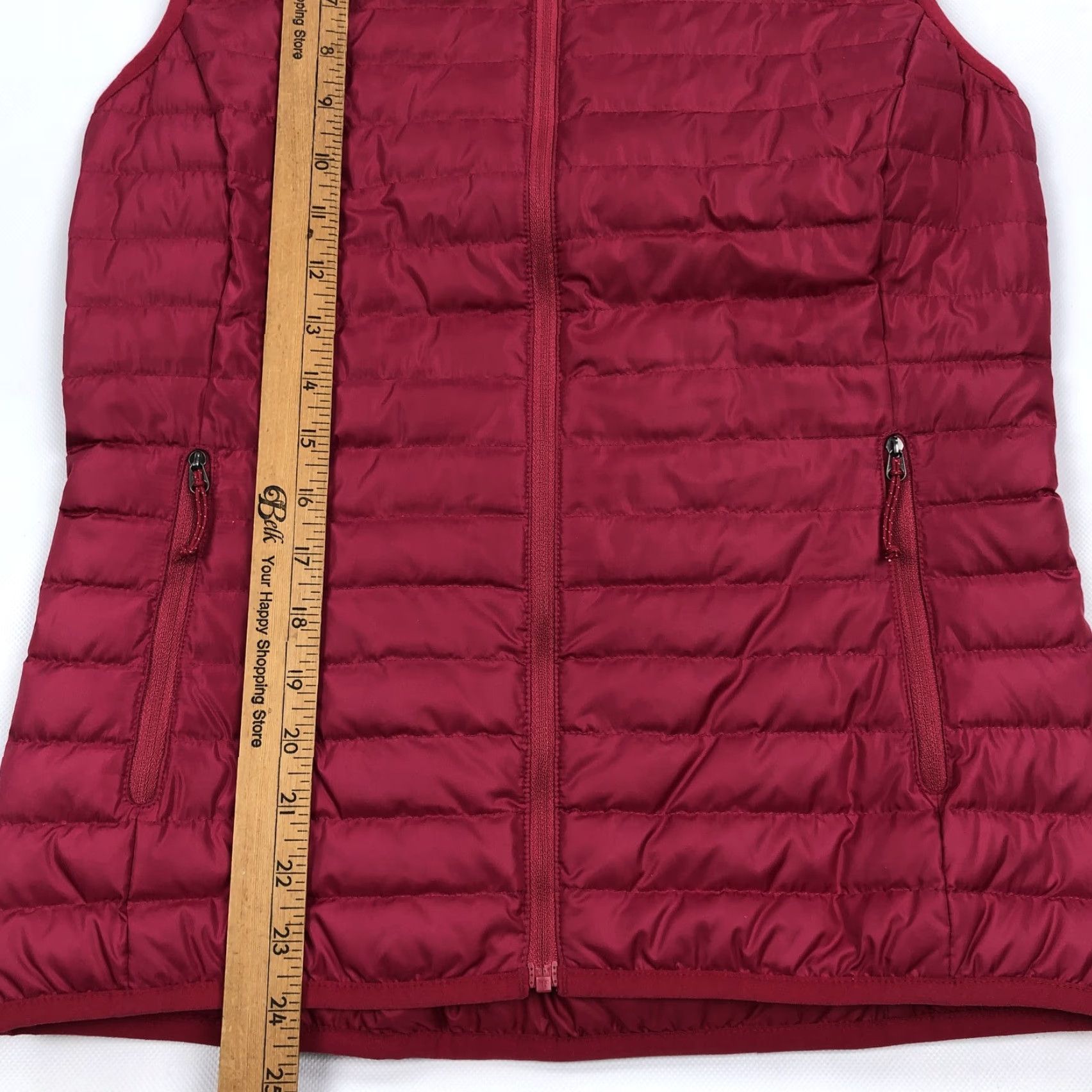 Eddie Bauer Eddie Bauer Women's XS Microlight Down Vest Puffer Quilted Zip Full Zip Magenta 650 Fill Indoor Outdoor Casual Travel Everyday Size XS / US 0-2 / IT 36-38 - 7 Thumbnail