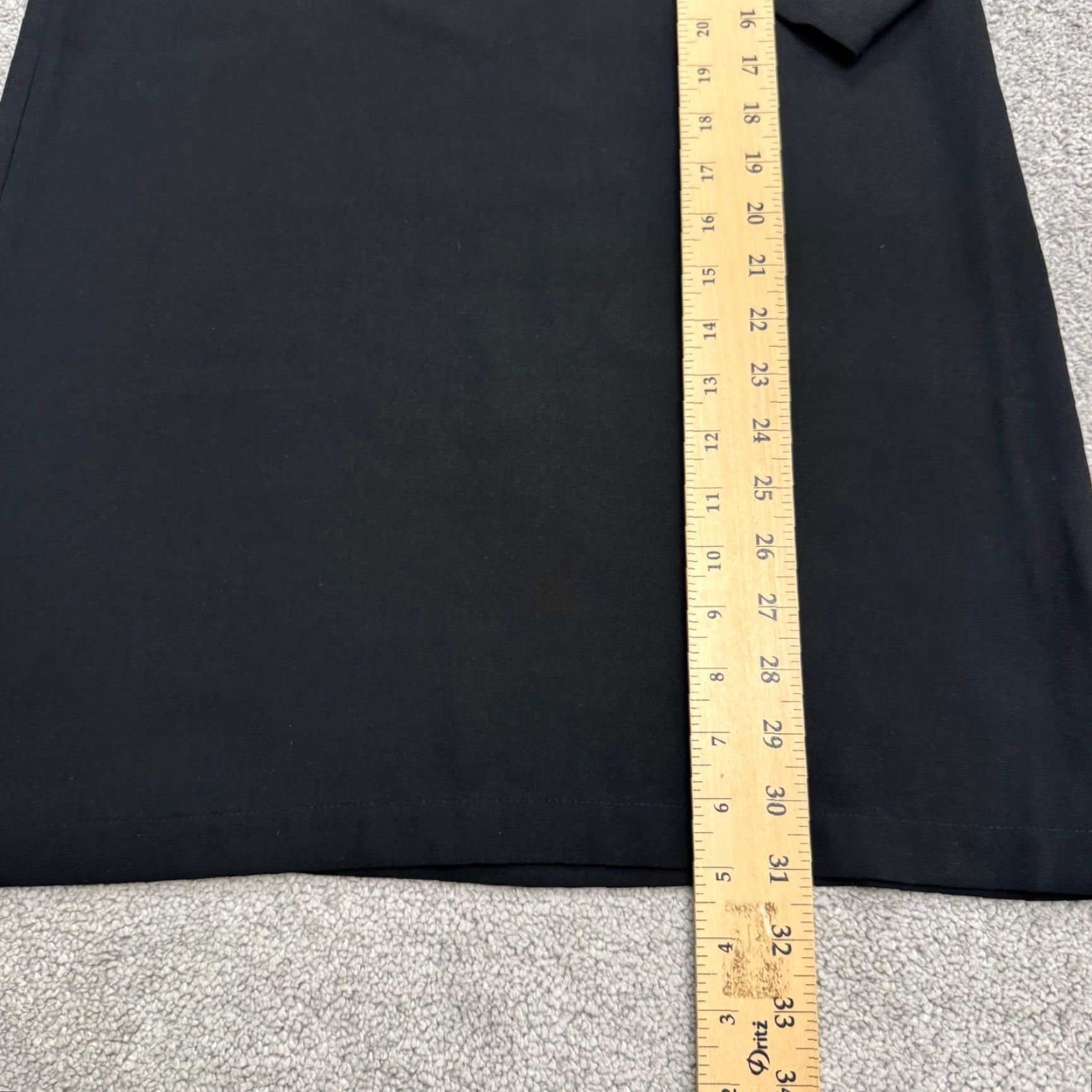 Vintage Leith Dress Womens Small Black Knee Length 3/4 Sleeve Boat Neck Shift Classic Vintage No Size S / US 4 / IT 40 - 7 Thumbnail